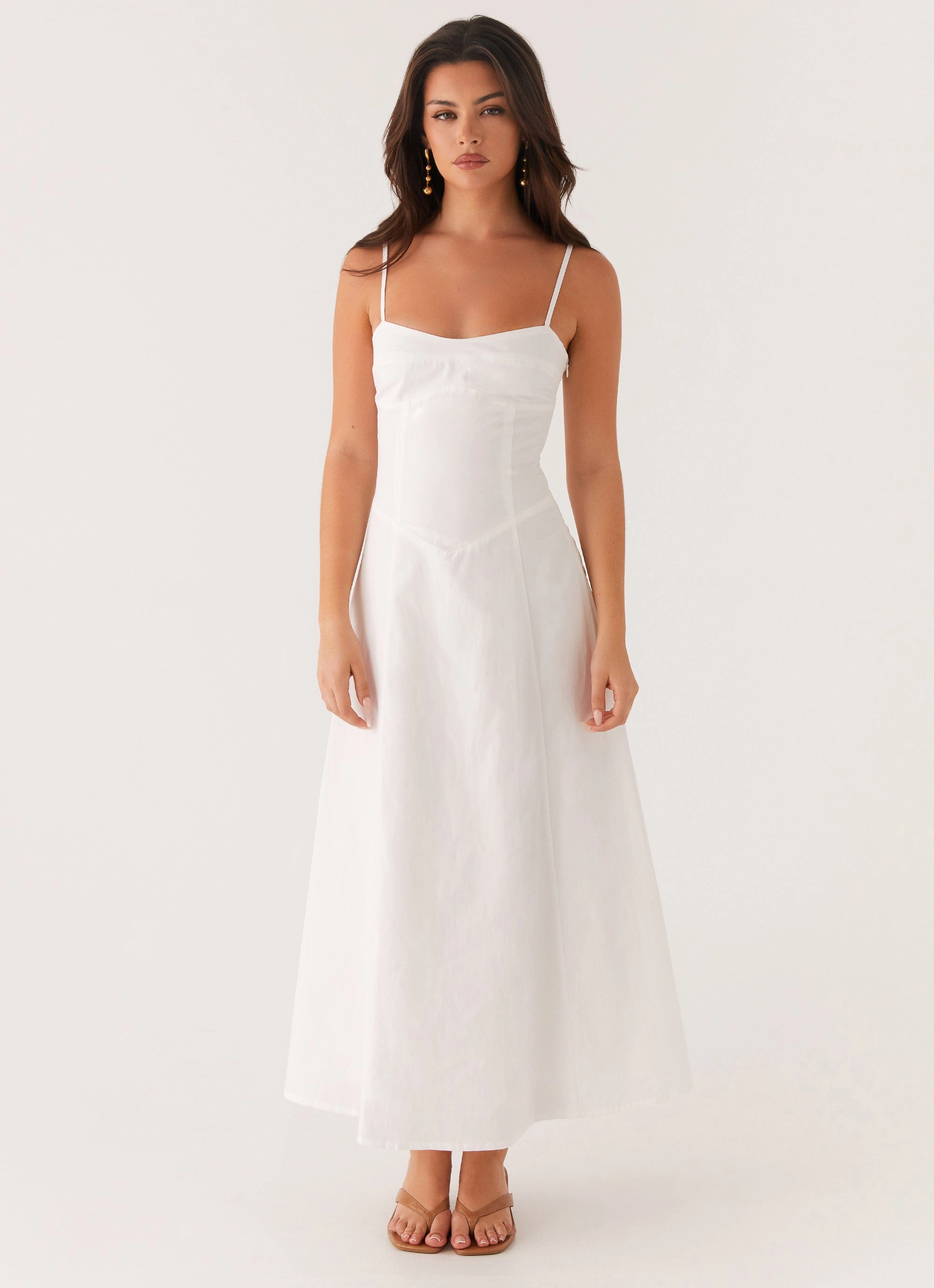 Noosa Midi Dress - White Chic Design Light Fabrication