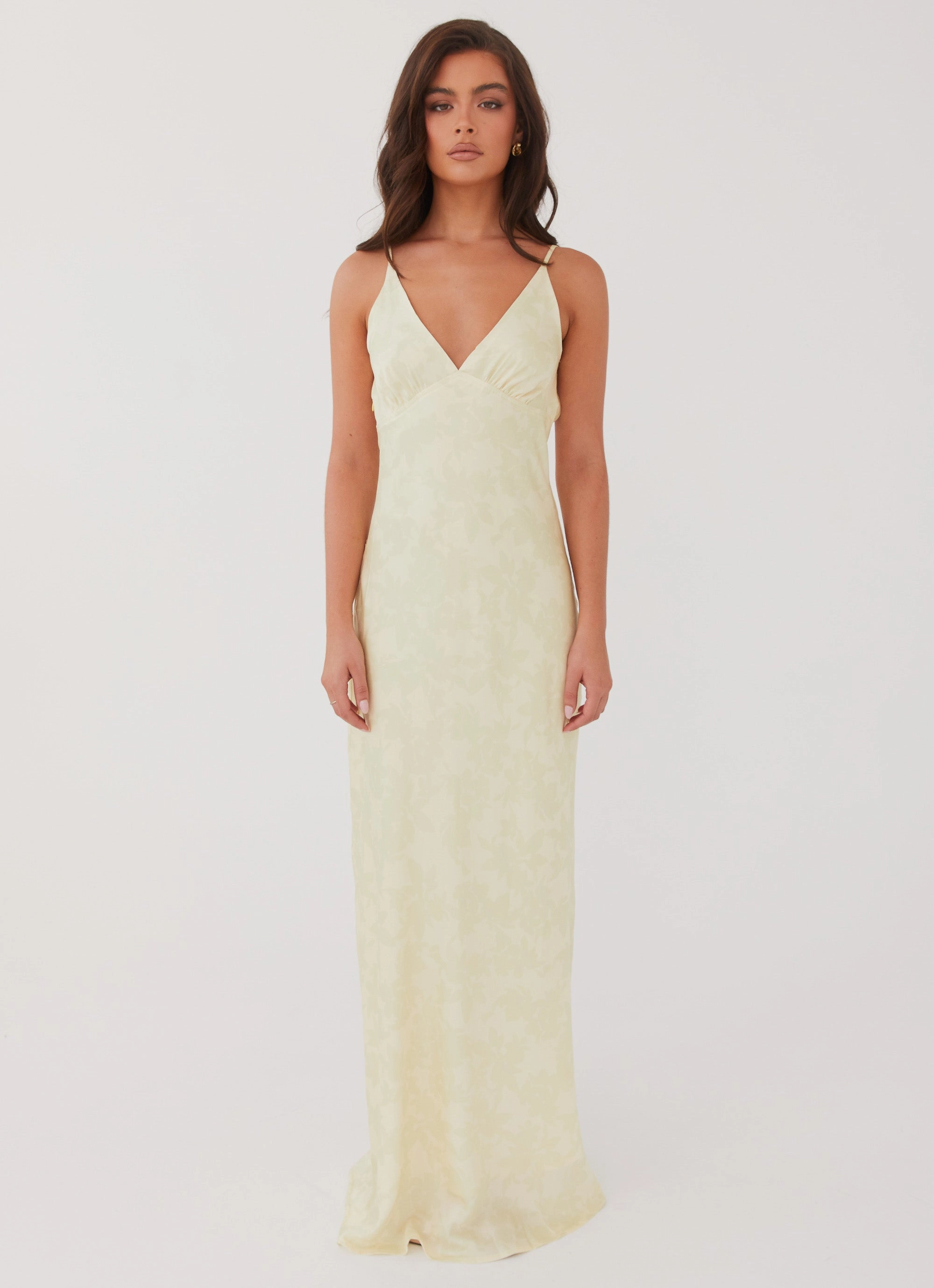 Sorrento Sun Maxi Dress - Yellow Floral Simplistic Mood