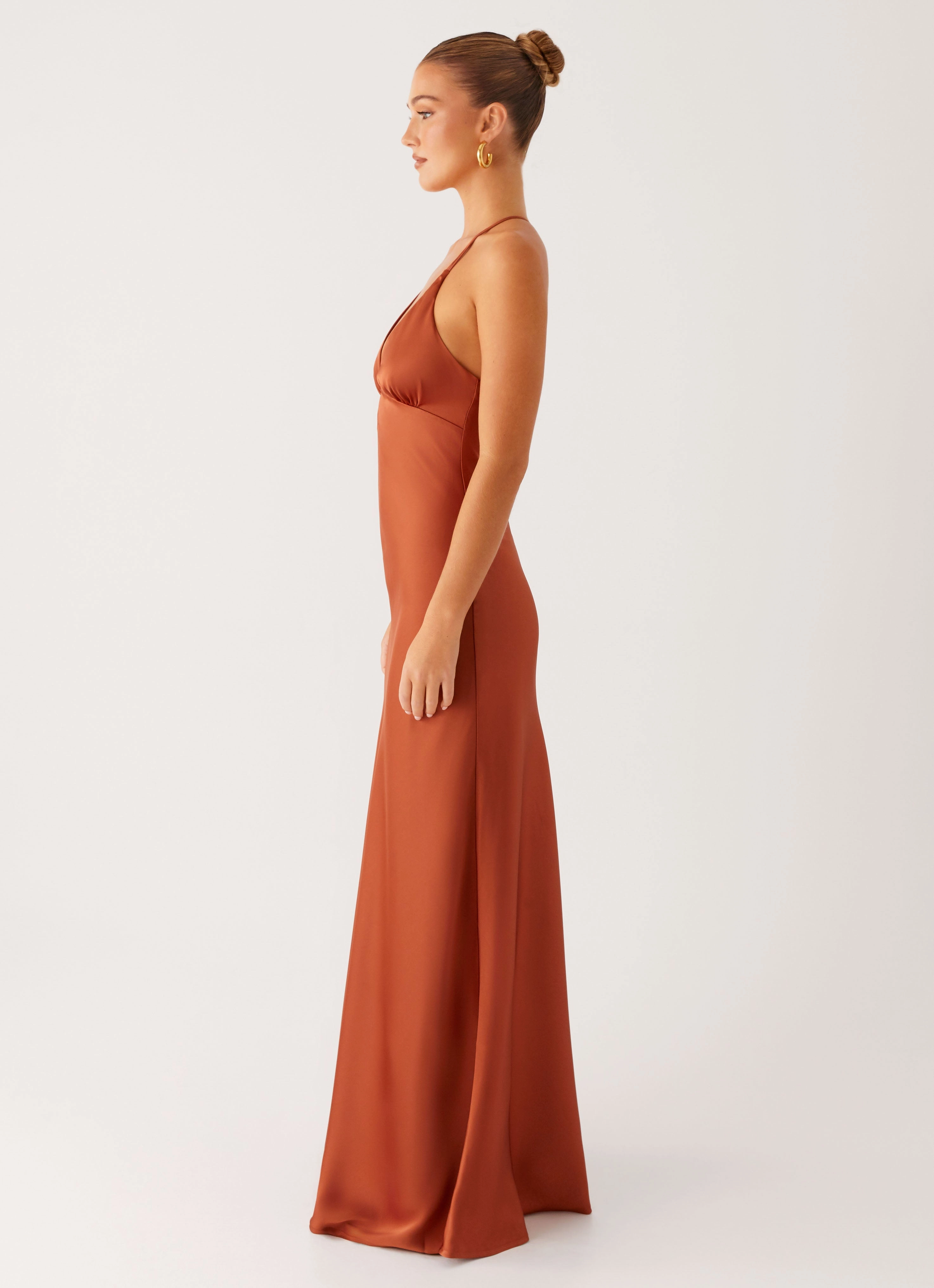 Sundowner Maxi Dress - Rust Care-Instructions-Included