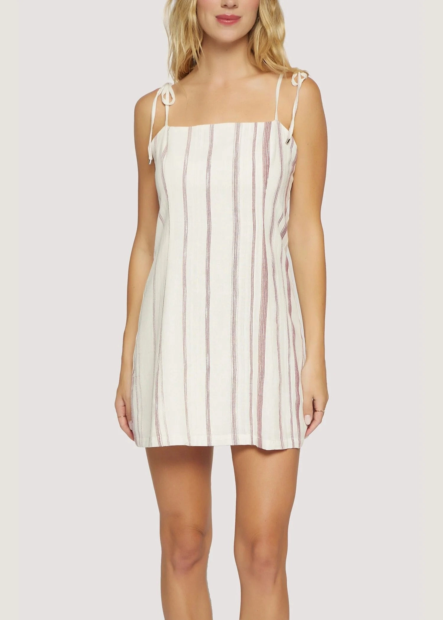 Costa Mirage Mini Dress - Natural Cool Layers Style Ease