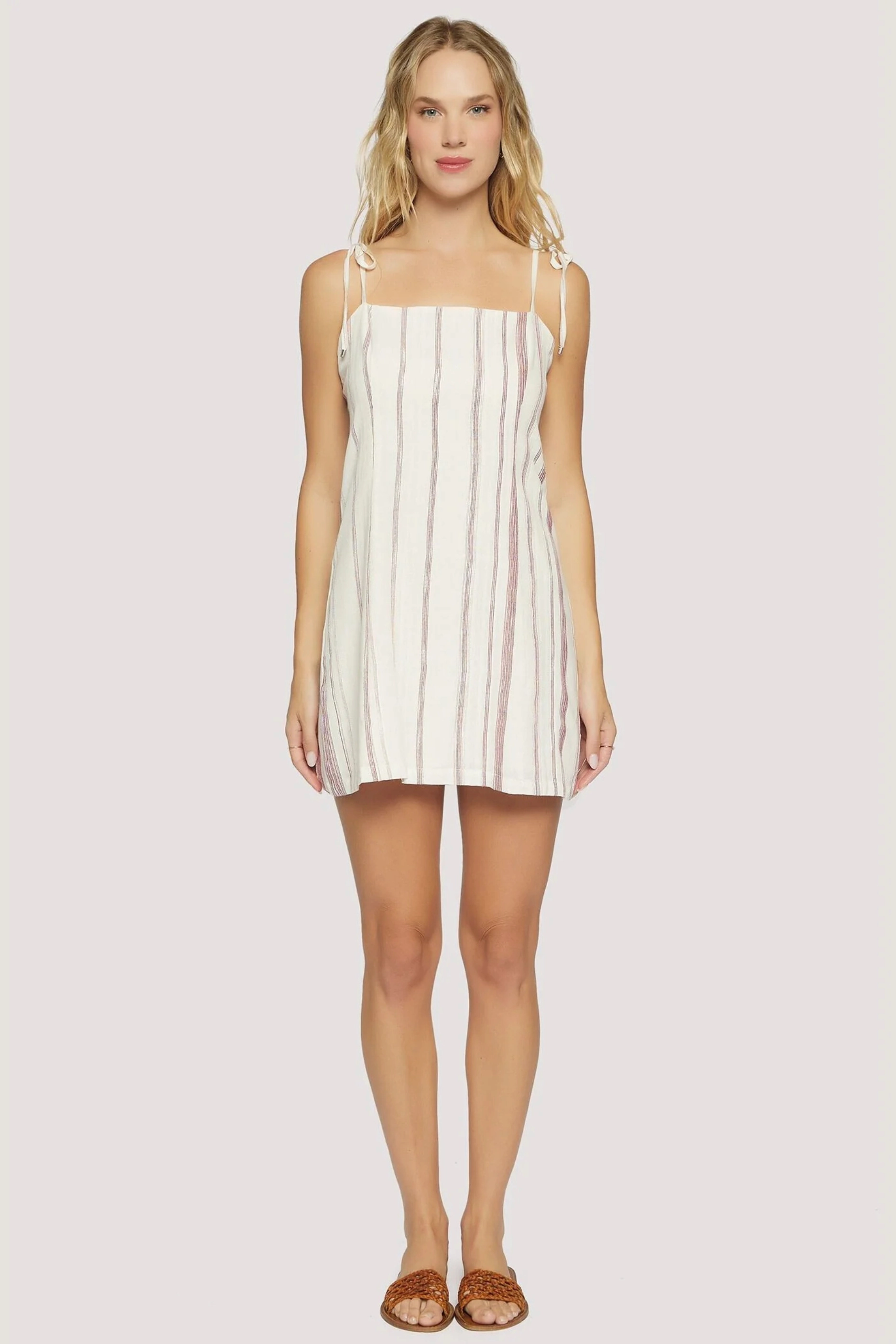 Costa Mirage Mini Dress - Natural Chic Everyday Wear