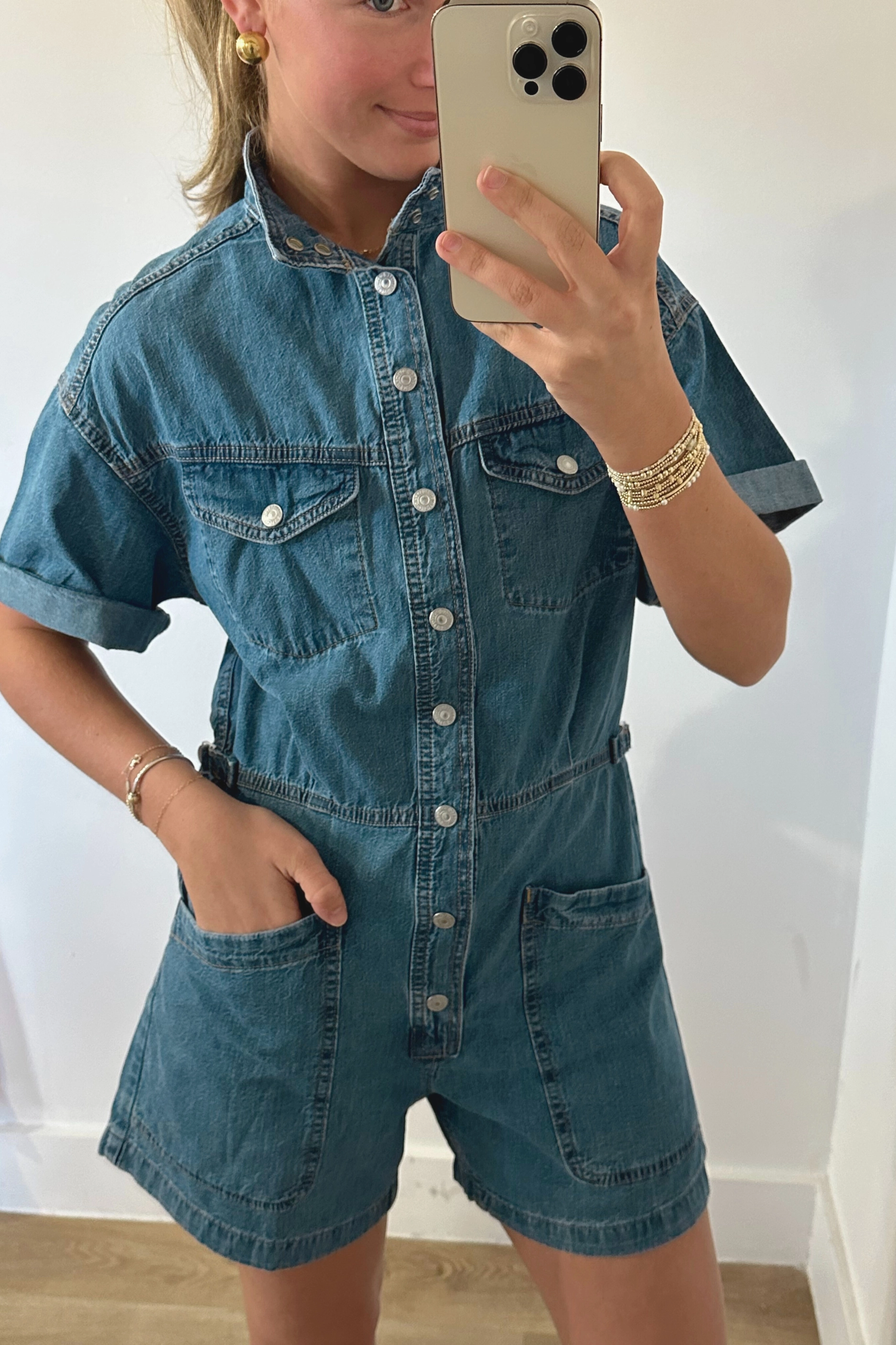 LowProfileDesign Levi's Surplus Romper - Blue Joke