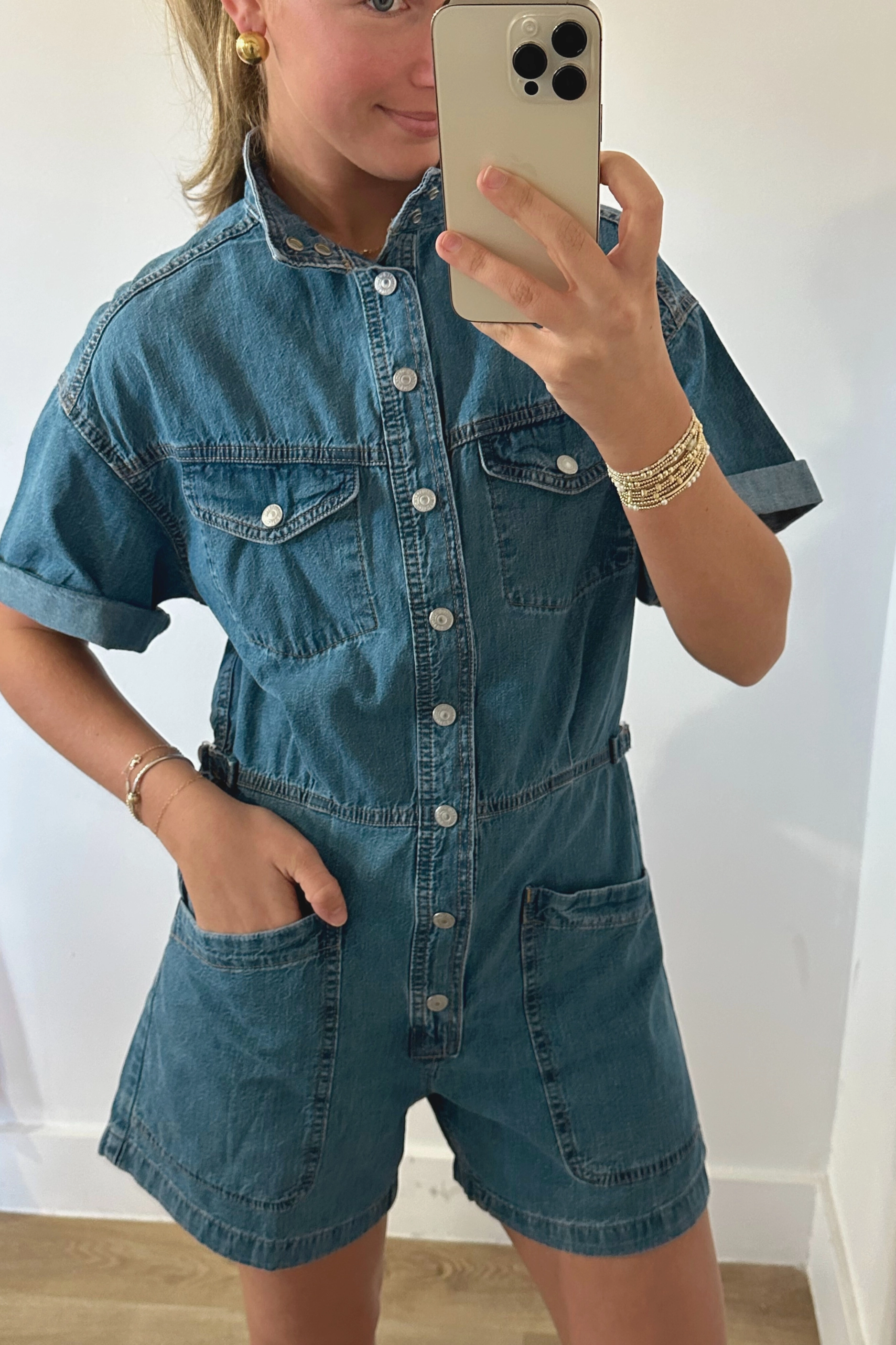 Space - exploration - supportive Tactical Levi's Surplus Romper - Blue Joke