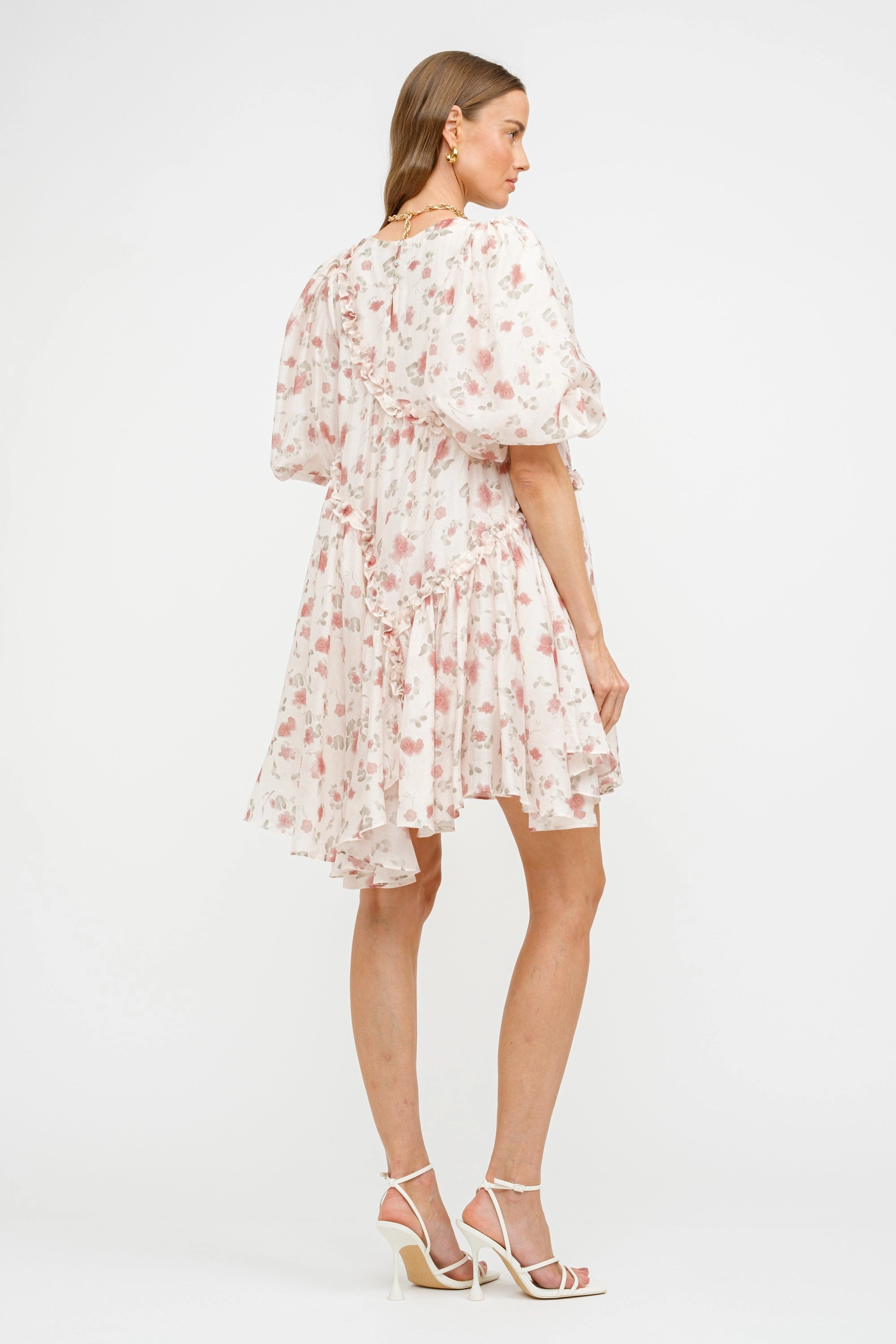 Isabelle Asymmetrical Mini Dress Cozy Knit