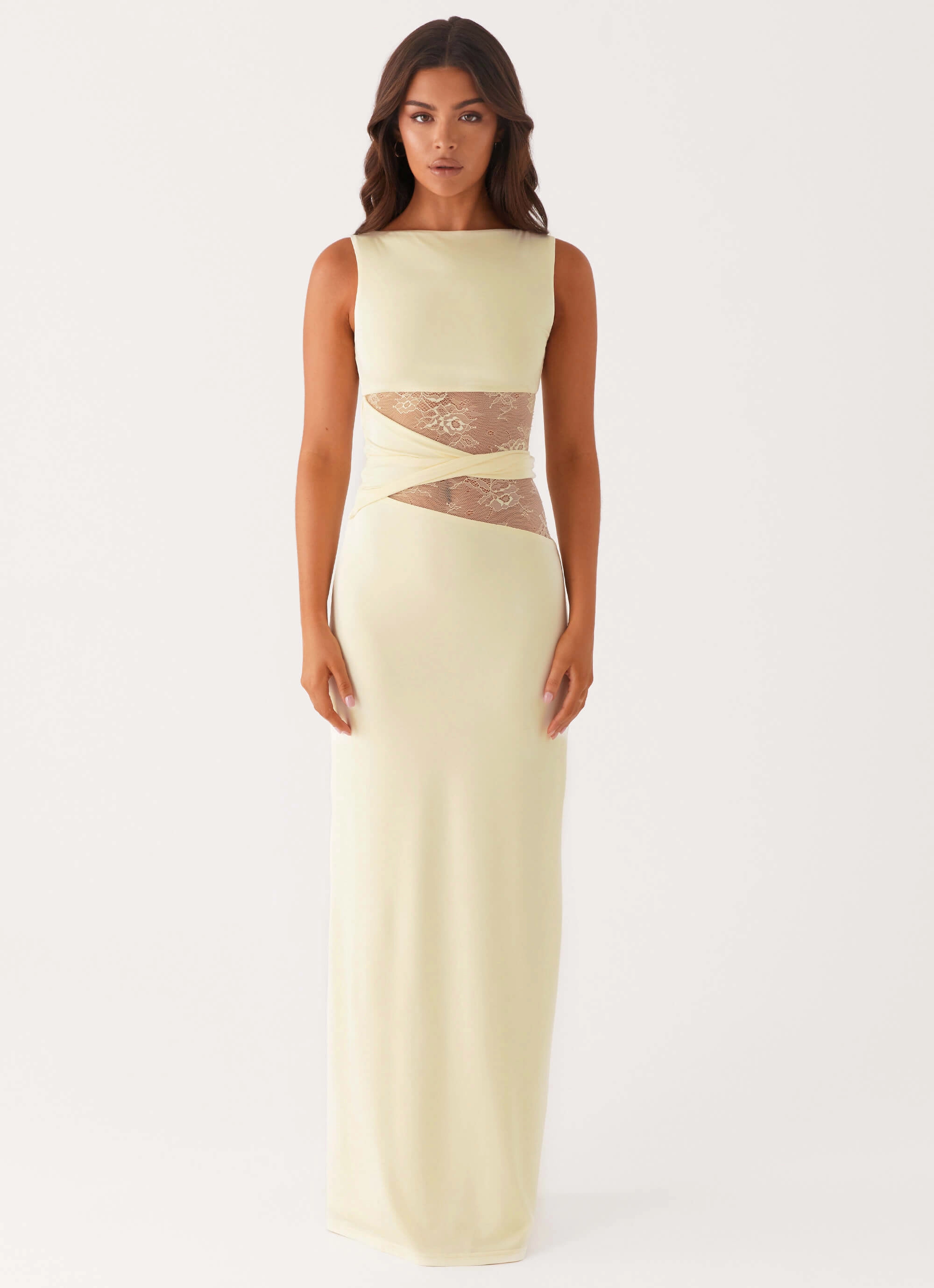 Karma Maxi Dress - Yellow Quick Glam