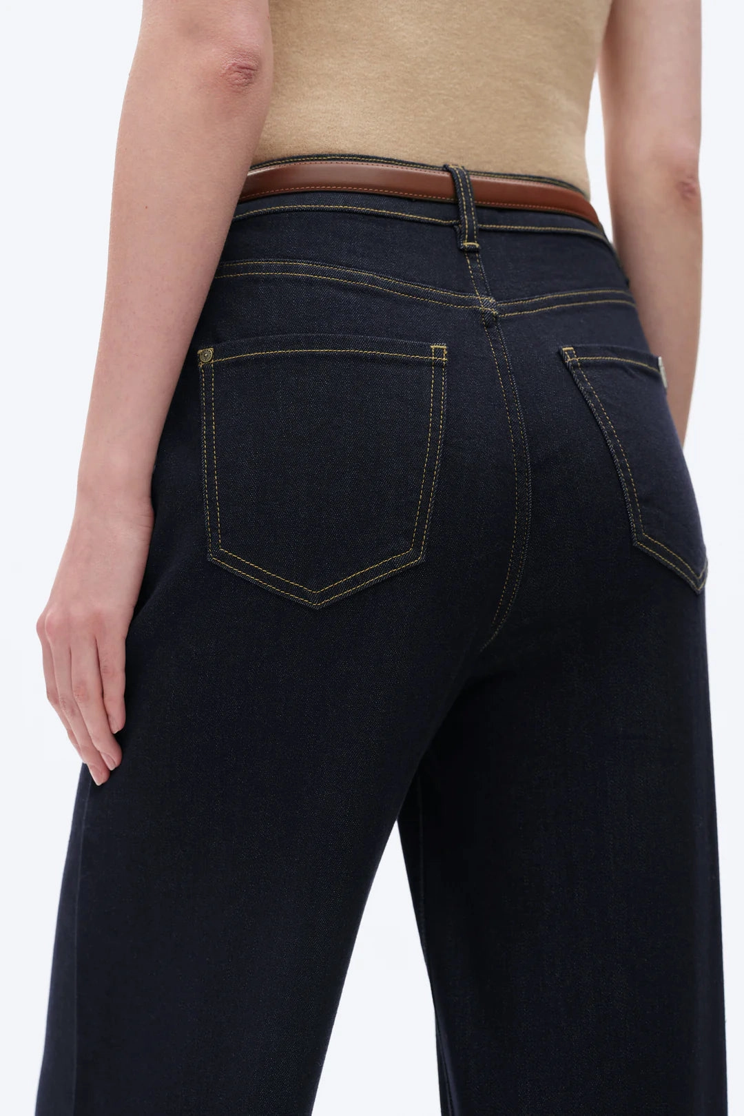 AntiStaticLining Ultra High Rise Wide Leg Jeans