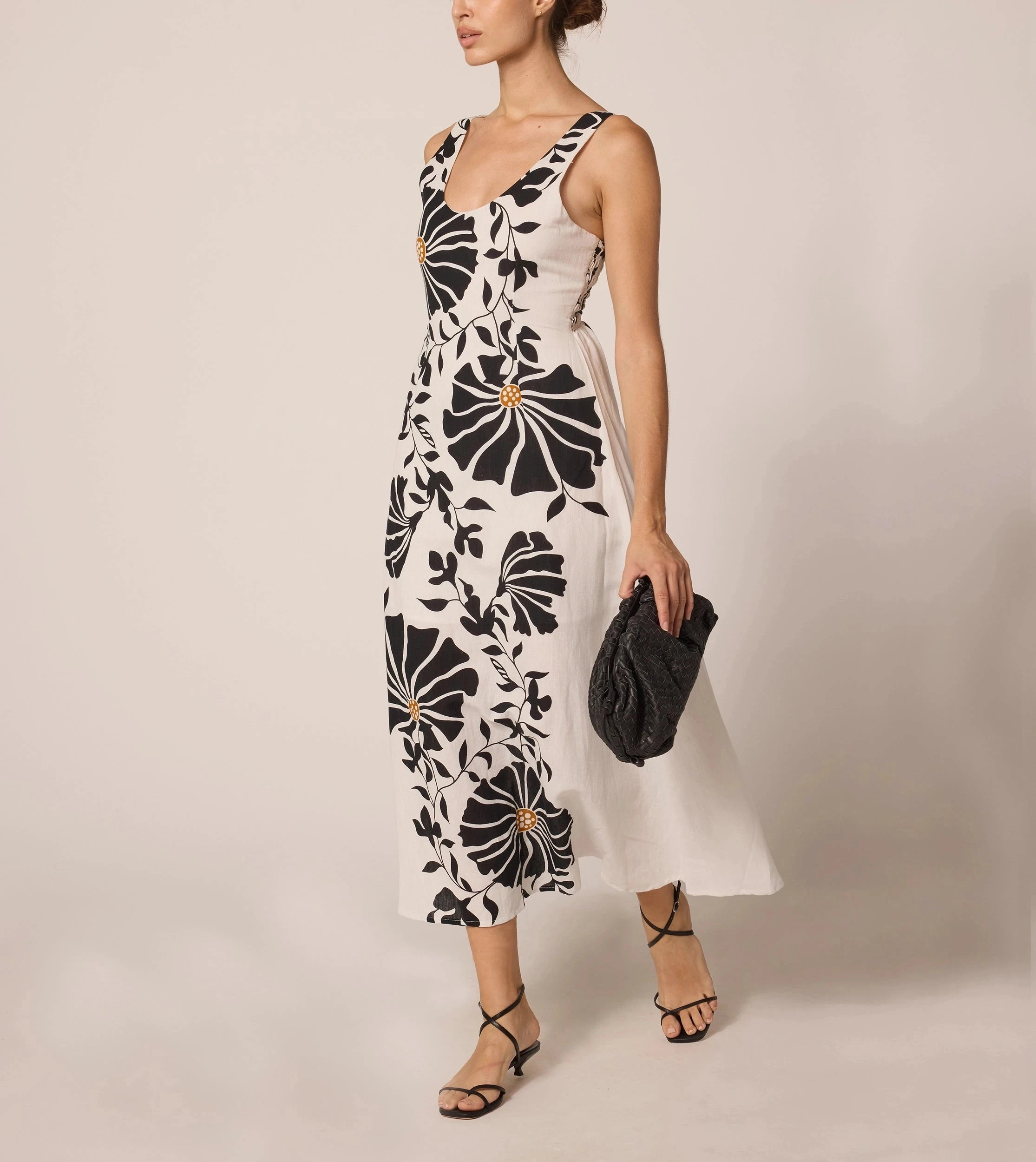 Rosalinda Ankle Dress | Atropa Draped-Style