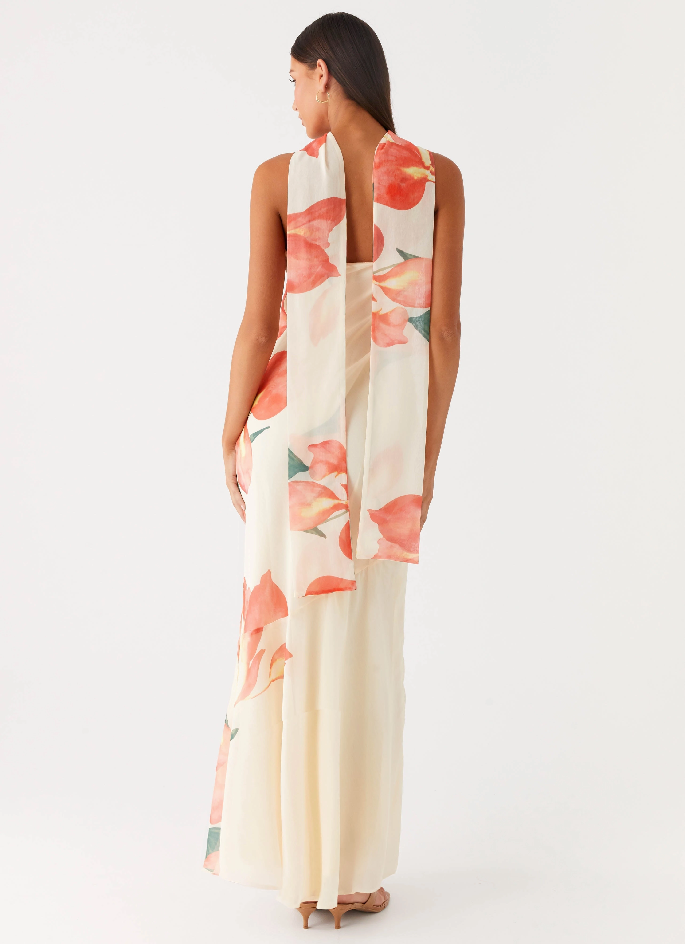 Soft Vibe Lightweight warm-weather dress Under The Pagoda Maxi Dress - Siena Floral