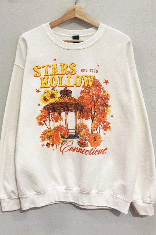 Stars Hollow Gazebo Sweatshirt S-XL Functional Side Gussets GarmentDyedTexture