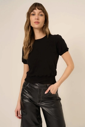 Stay Awhile Short Sleeve Sweatshirt RelaxedNeckline