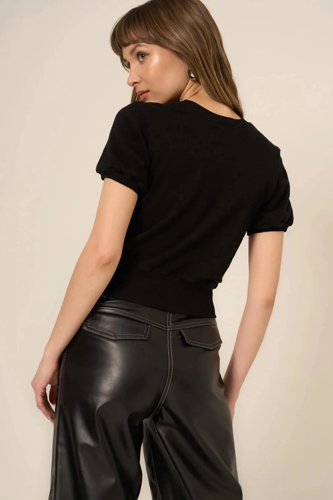 Stay Awhile Short Sleeve Sweatshirt DoubleStitched Construction