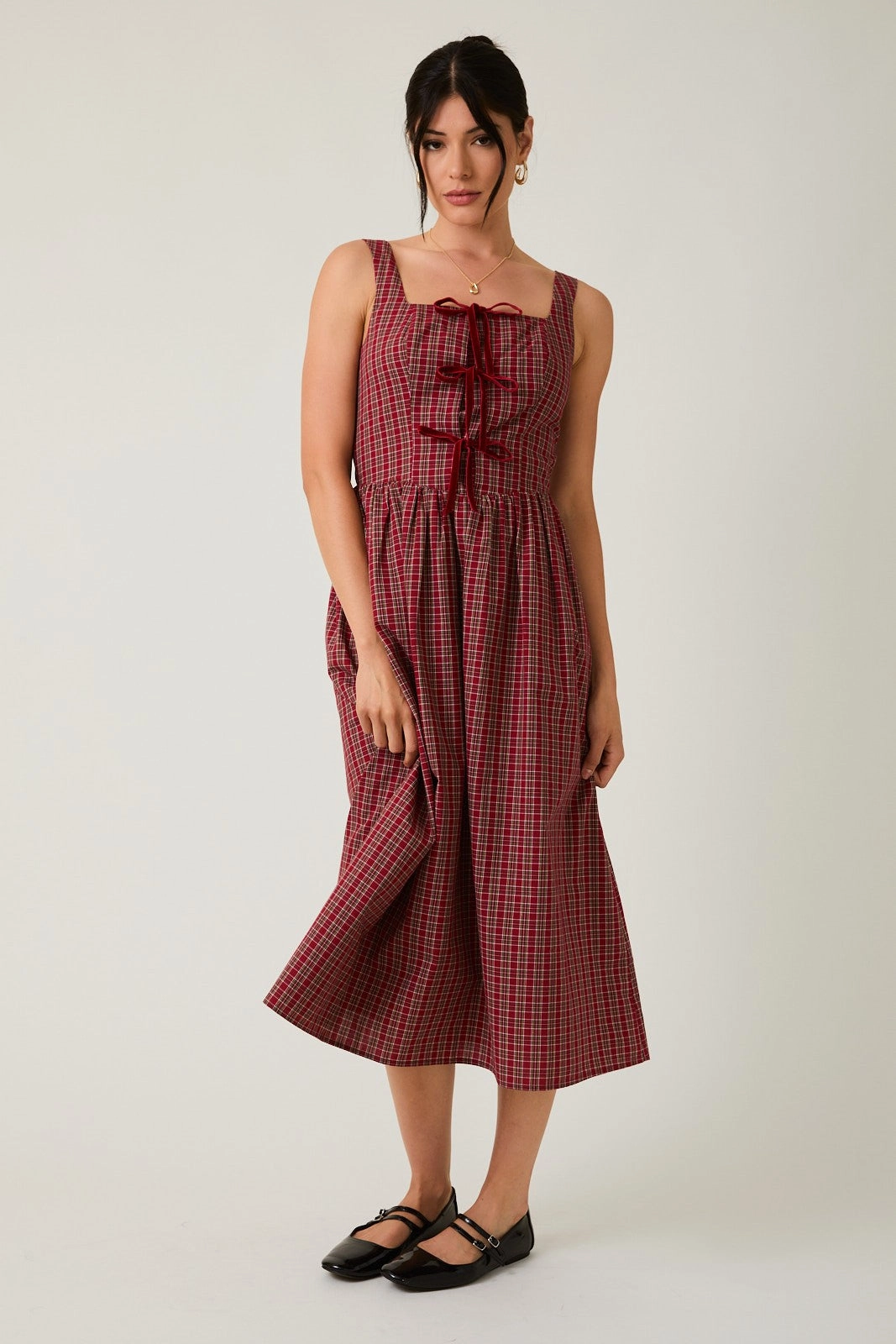 Flowing Design Versatile Style Steal The Show Midi Dress