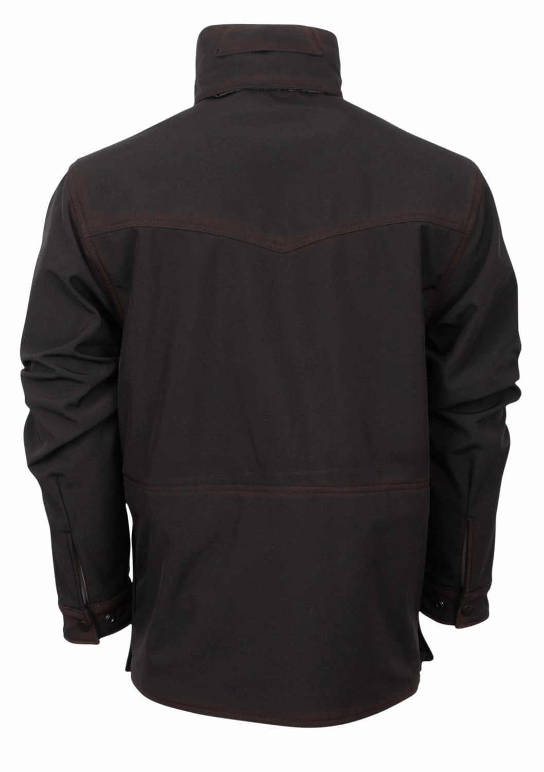 Cold Weather Gear Crisp Look STS Ranchwear Mens Brazos Enzyme Black Polyester Softshell Jacket