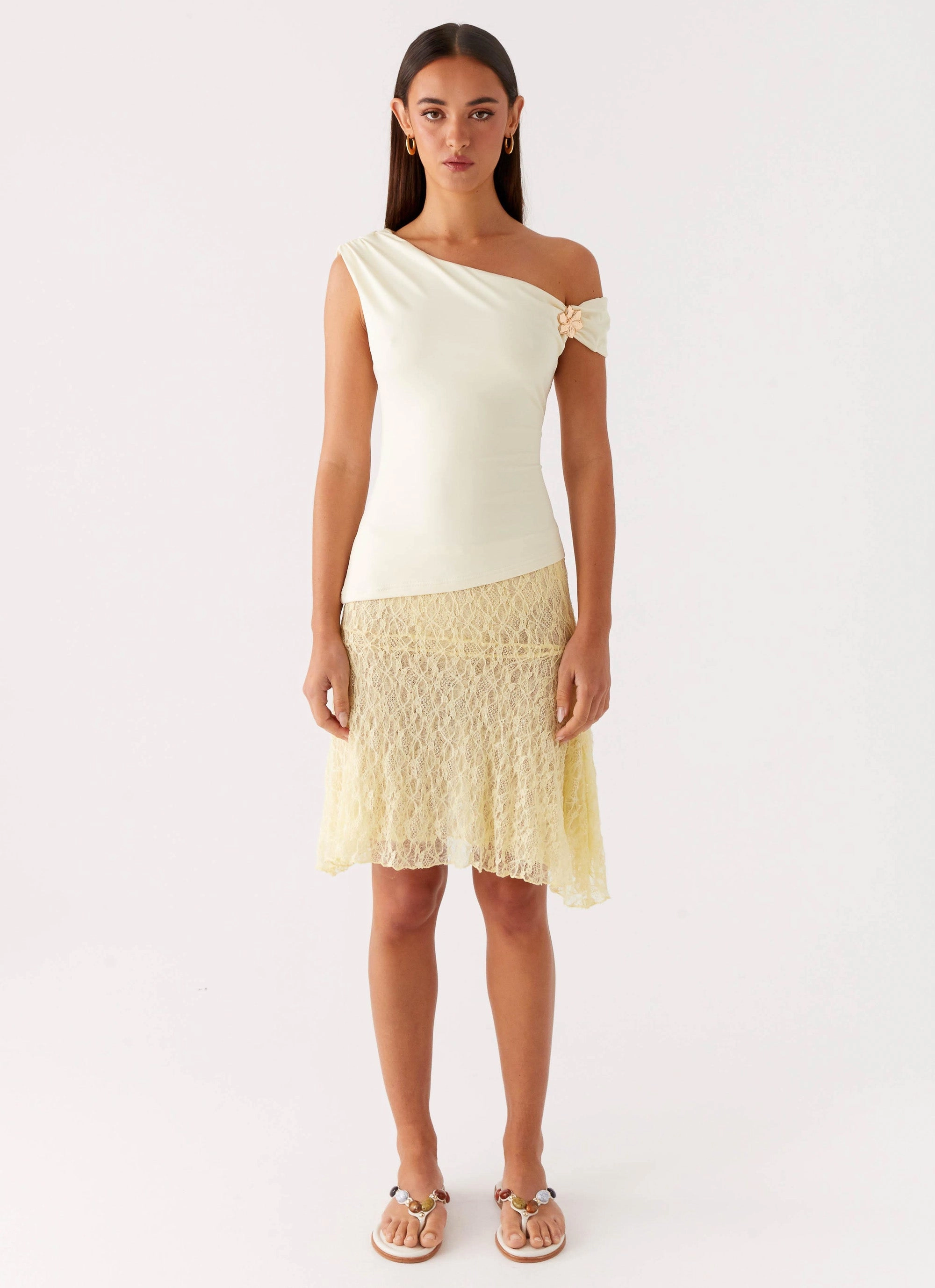 Catch Flights Top - Yellow ThermalRegulation HeatRegulating