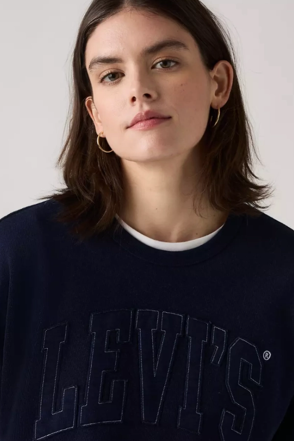 Levi's Heritage Graphic Crewneck Sweatshirt Relaxed Fit Shirt