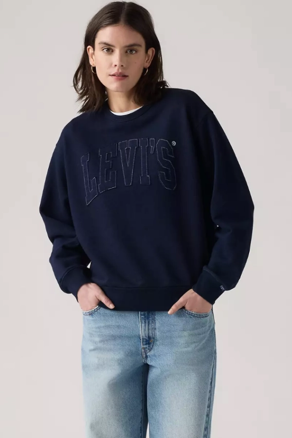 Odor Resistant Finish Levi's Heritage Graphic Crewneck Sweatshirt