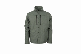 STS Ranchwear Mens Banks Forest Green 100% Polyester Softshell Jacket Reversible Layer