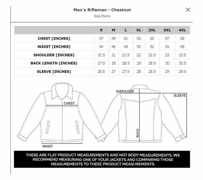 STS Ranchwear Mens Rifleman Chestnut Leather Leather Jacket Body Mapped Ventilation
