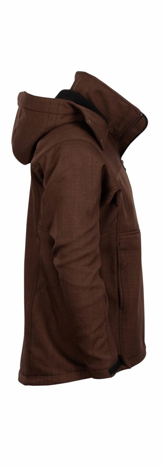 Ethical Manufacturing STS Ranchwear Mens Weston Chocolate Poly/Spandex Softshell Jacket