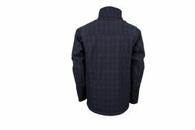 Ultra Compact Packing Design STS Ranchwear Mens Weston Denim Poly/Spandex Softshell Jacket