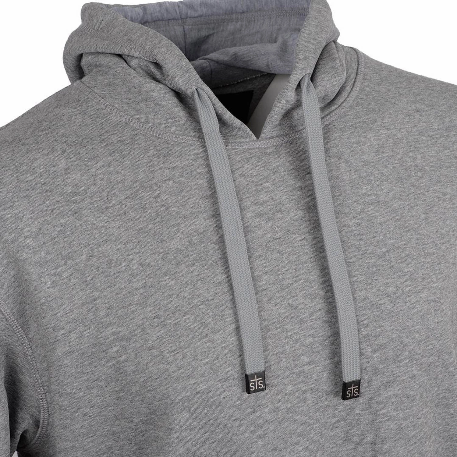 Outdoor Trip Hypoallergenic Fabric Blend STS Ranchwear Unisex Original Light Gray Cotton Blend Hoodie