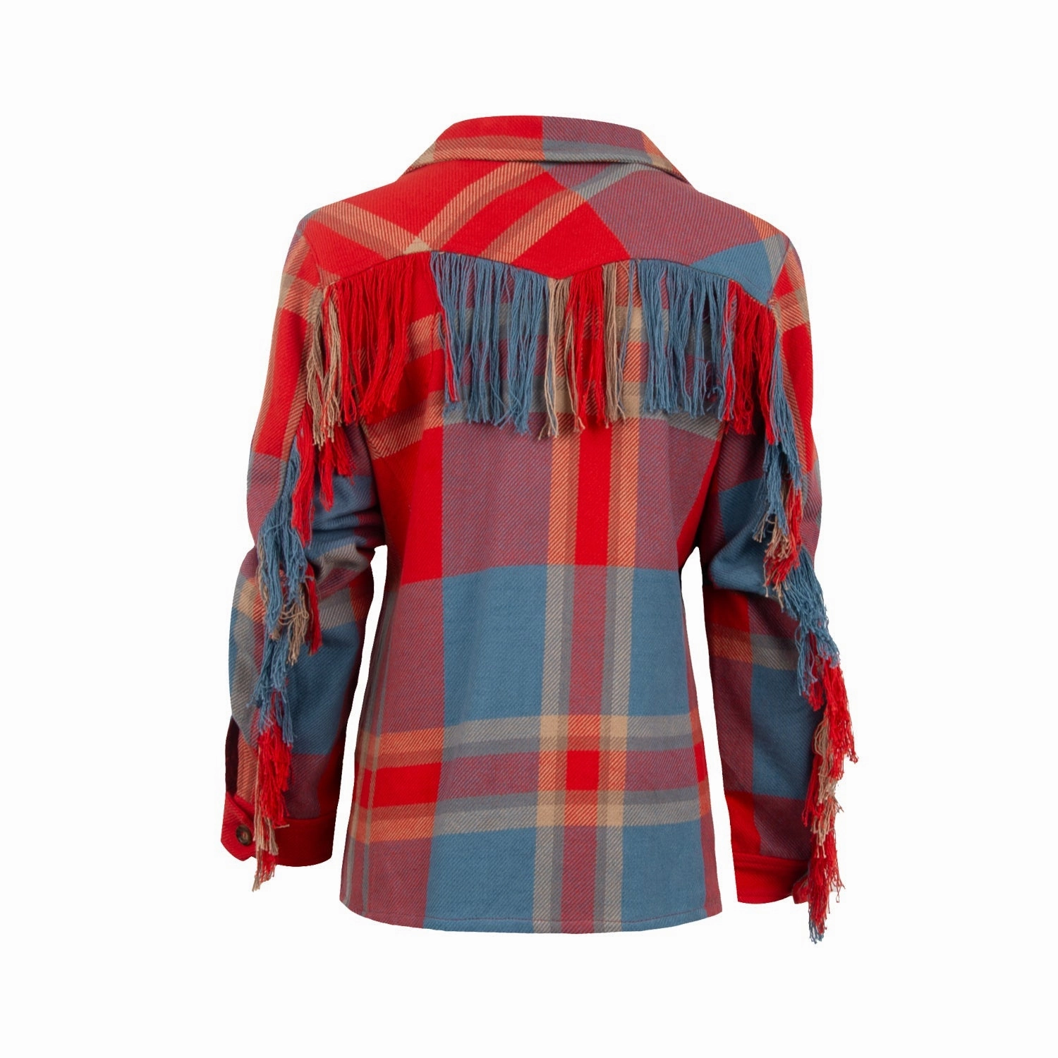 Casual Classic STS Ranchwear Womens Jessie Plaid-Red/Blue/Yellow 100% Cotton Cotton Jacket