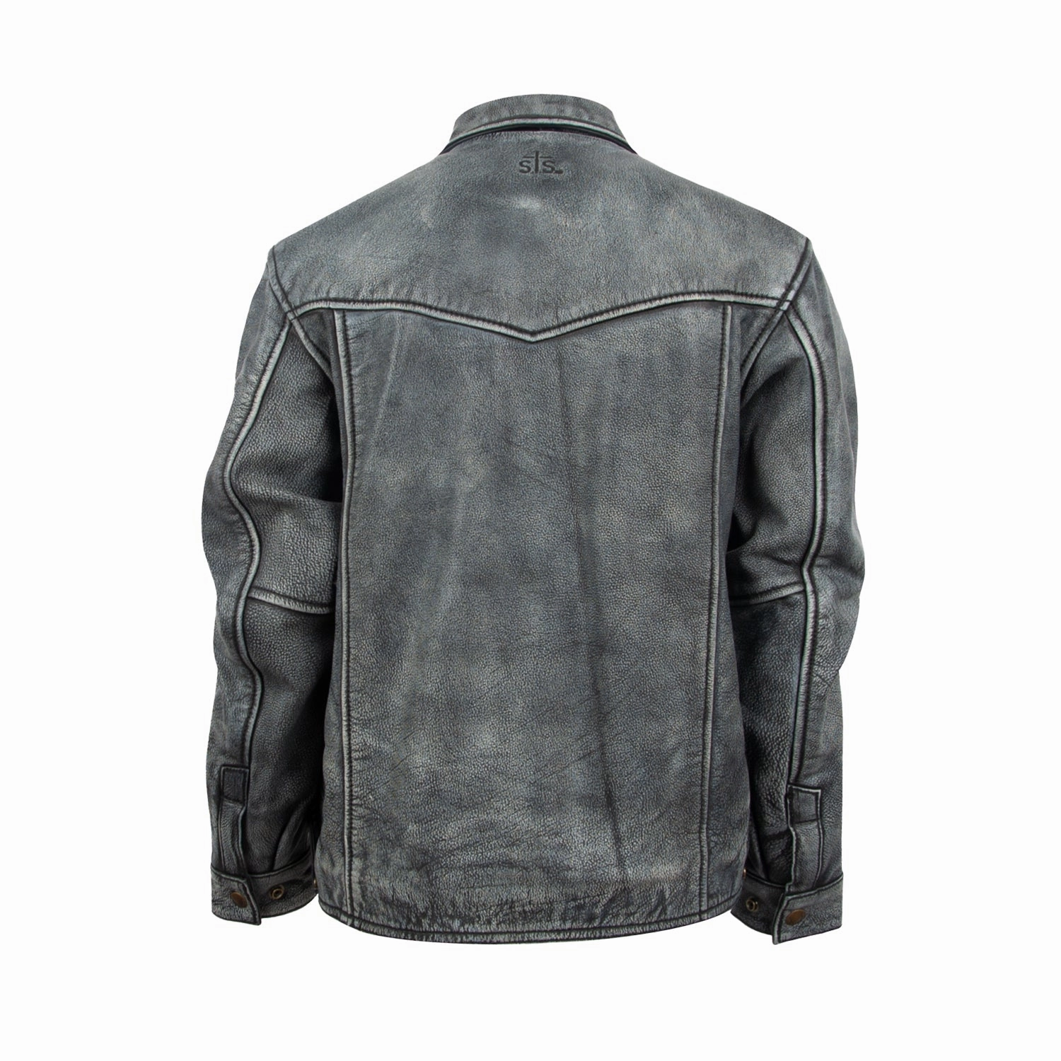 STS Ranchwear Womens Rifleman Stone Wash Leather Leather Jacket Easy Comfort