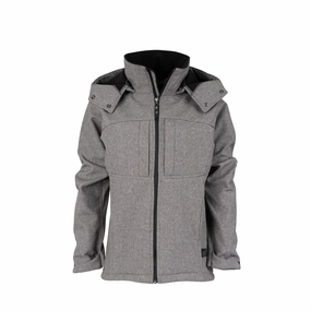 MultiPocket Configuration Ventilation System STS Ranchwear Womens Weston Heather Gray Poly/Spandex Softshell Jacket