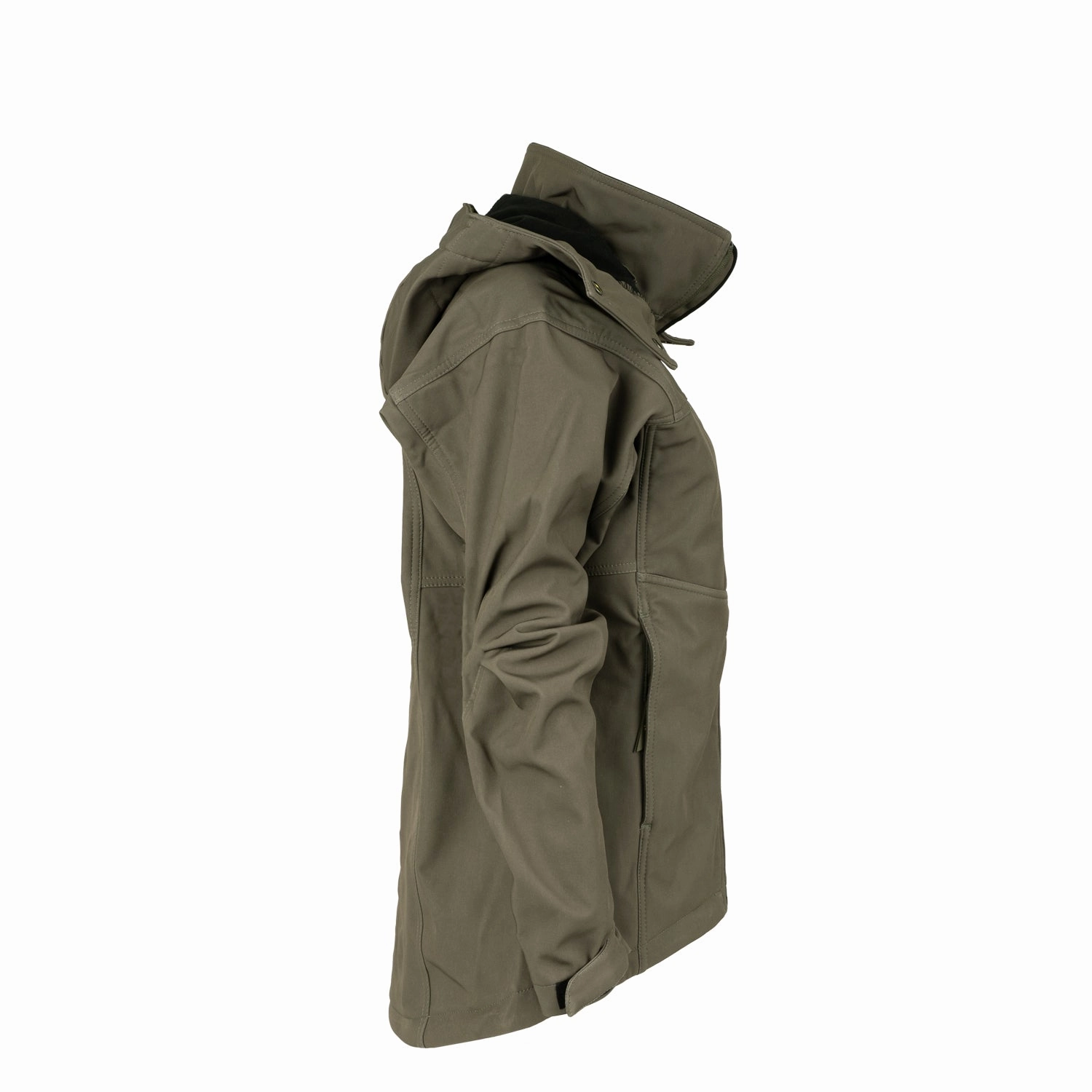 Minimal Aesthetic STS Ranchwear Womens Weston Olive Poly/Spandex Softshell Jacket