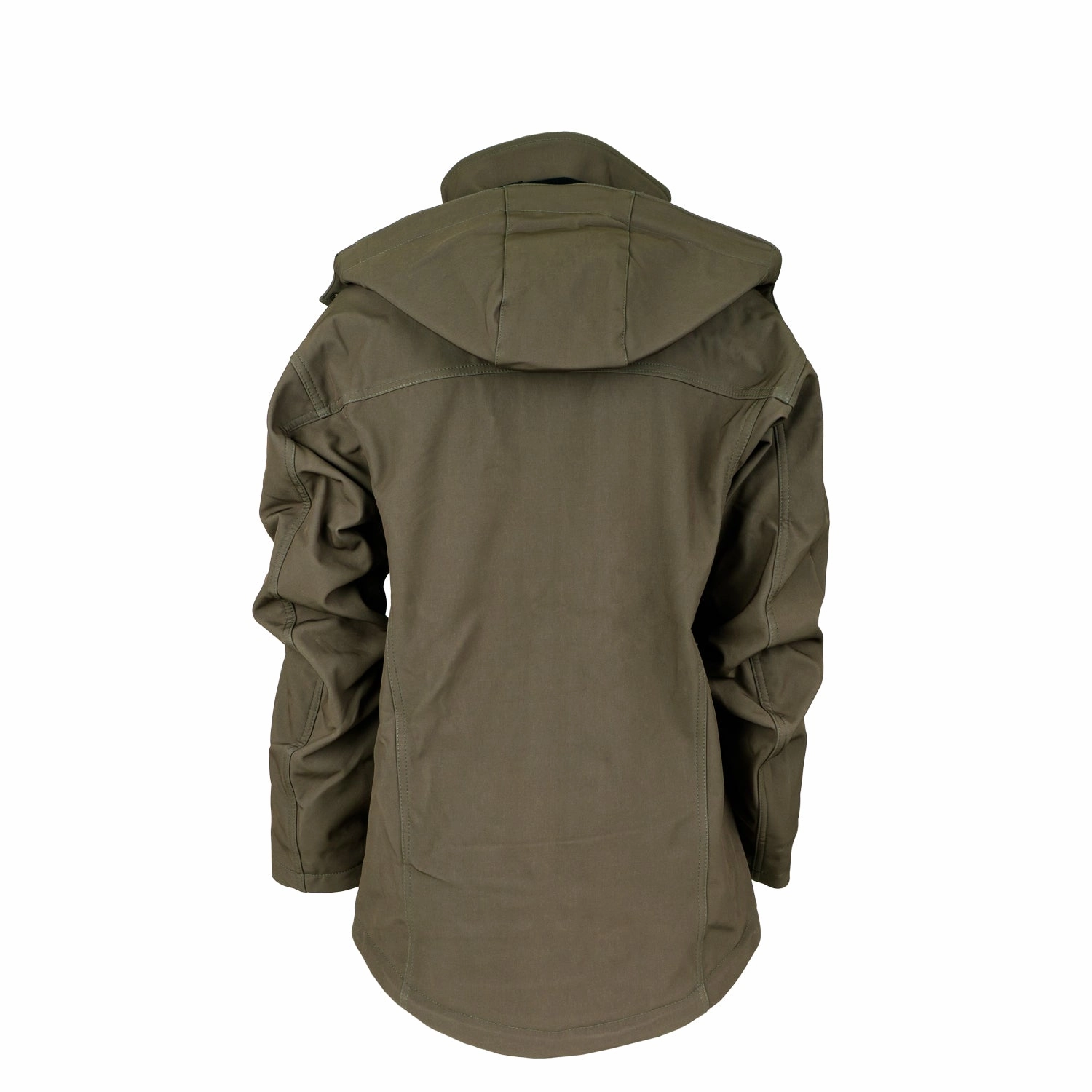 Softshell Material AntiStaticCoating STS Ranchwear Womens Weston Olive Poly/Spandex Softshell Jacket