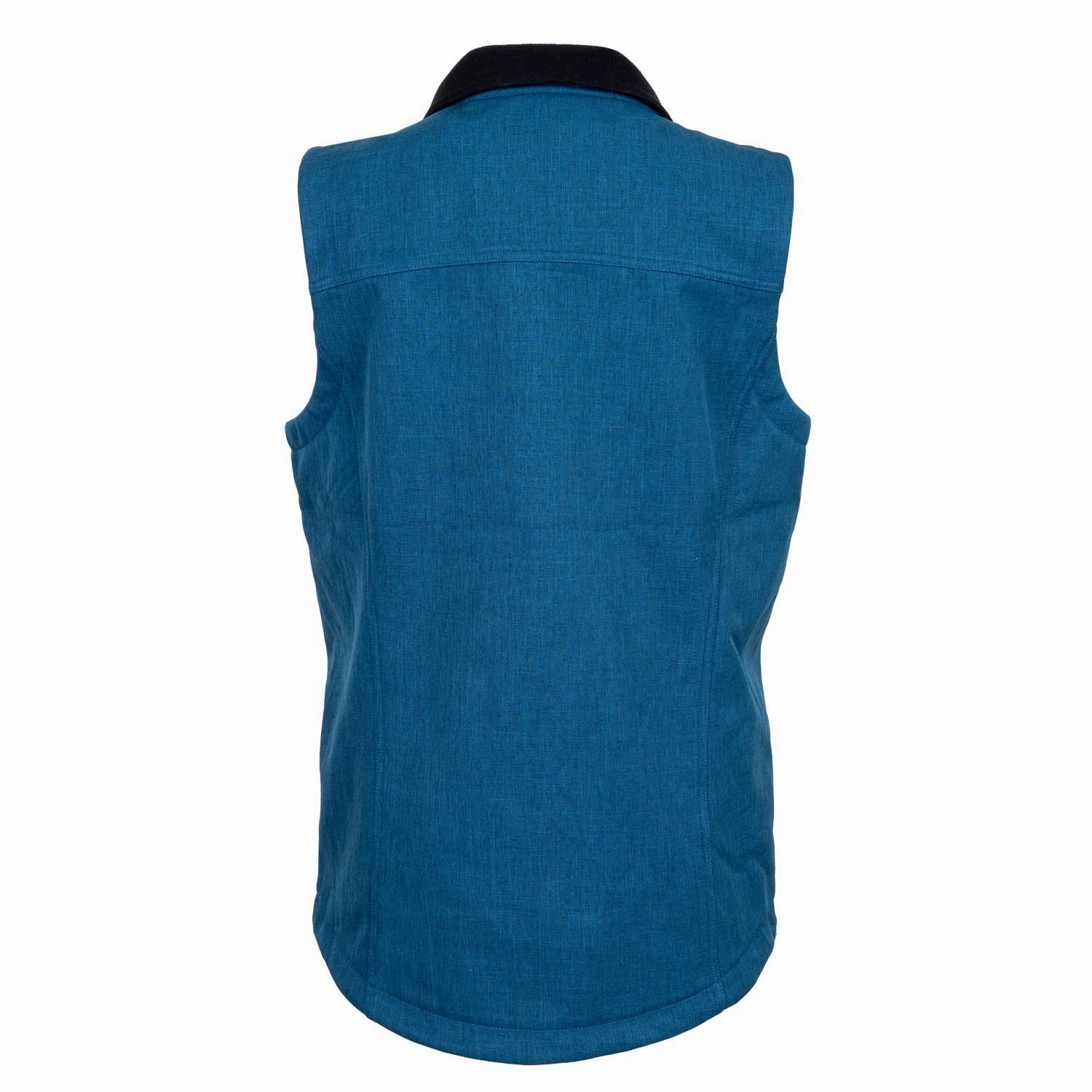 STS Ranchwear Womens Weston Teal Poly/Spandex Softshell Vest Ergonomic Shoulder Cut Heat Sealed Edges