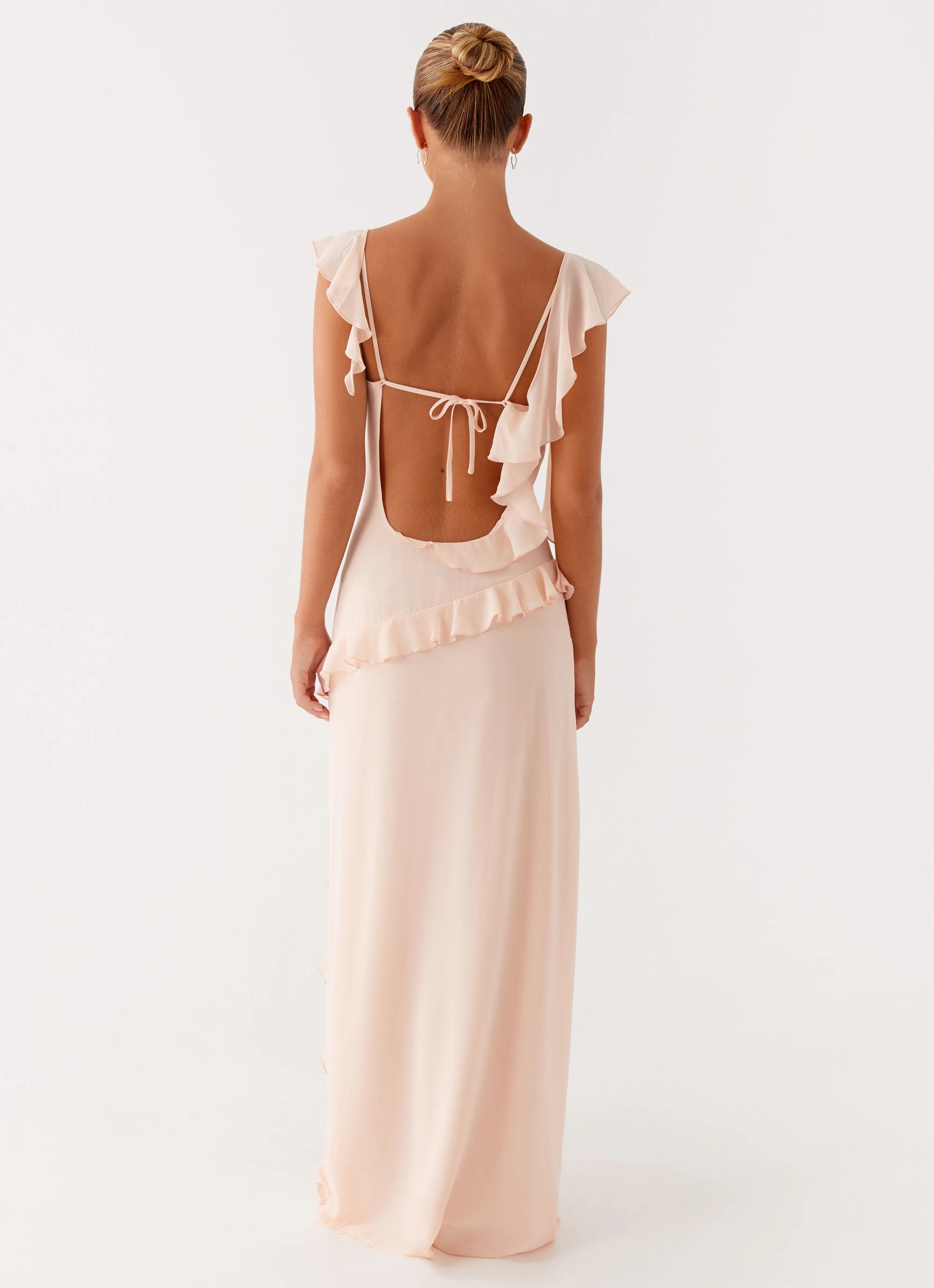 Comfort and Elegance Work or Casual Naya Maxi Dress - Peach