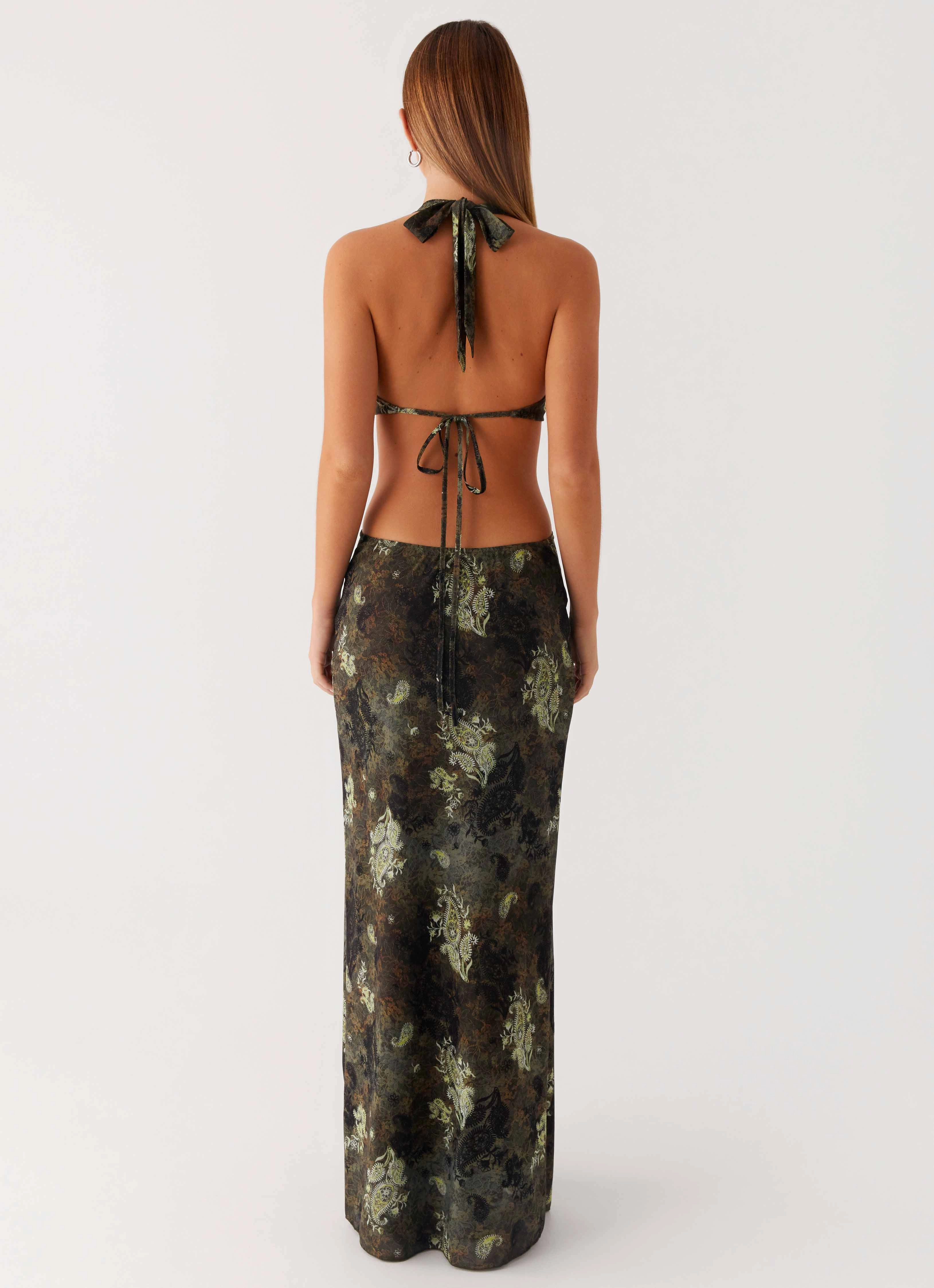 Indra Maxi Dress - Cyber Floral Street Look