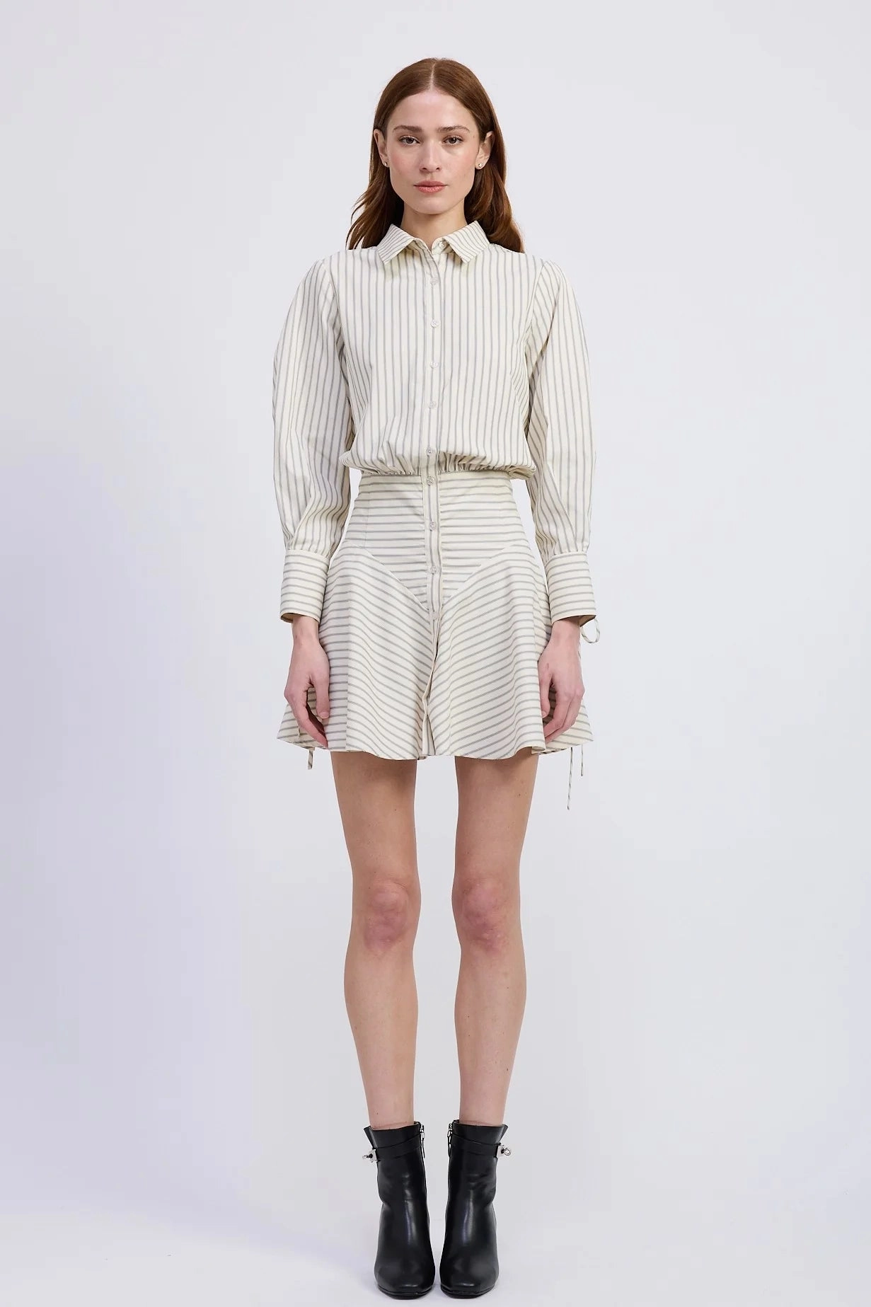 Rhinestone-Detail Azra Mini Dress