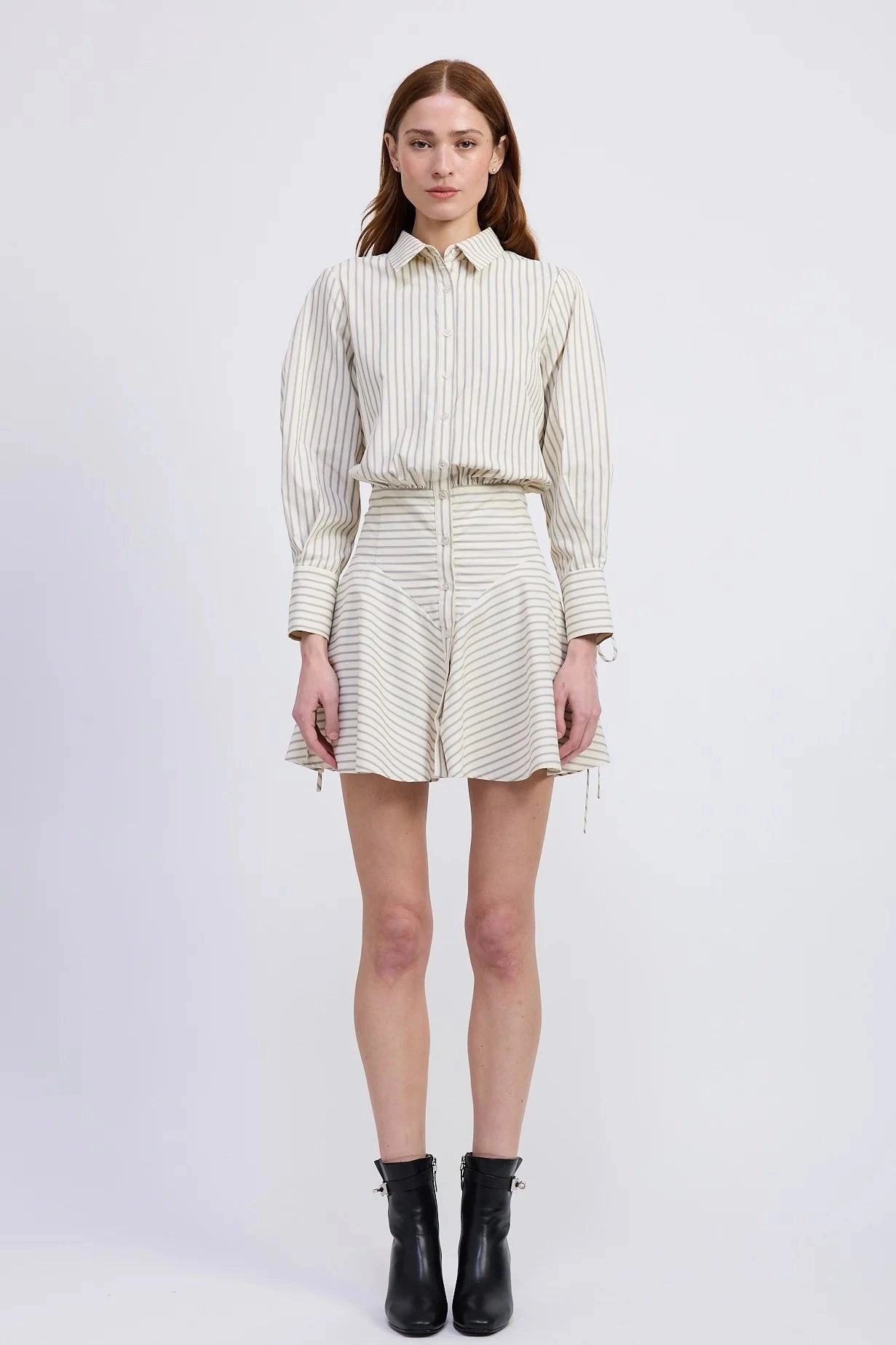 LowImpact Dye Process Ventilated Panels Azra Mini Dress