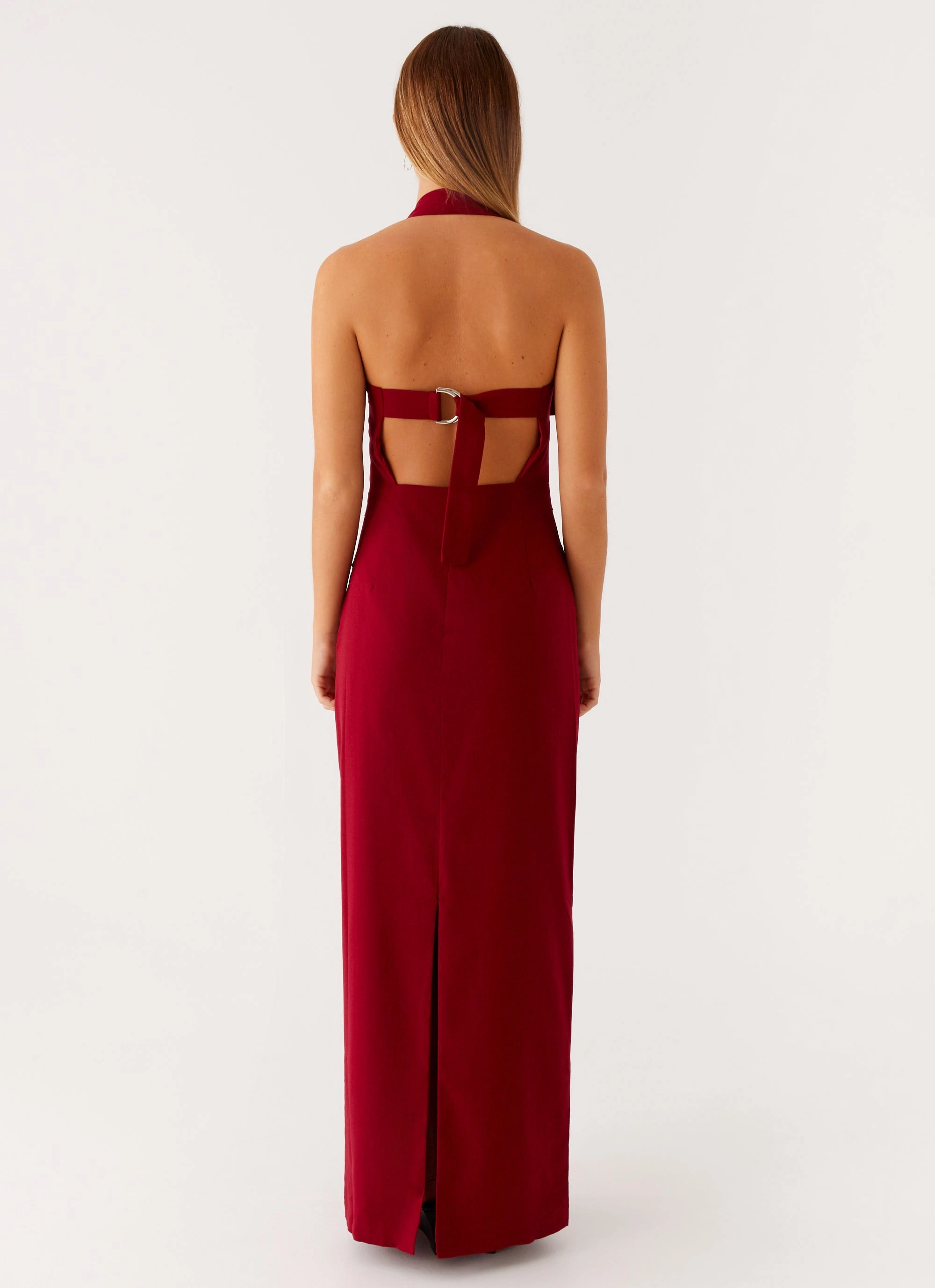 Balanced Lines Modern Comfort Rumour Has it Maxi Dress - Red