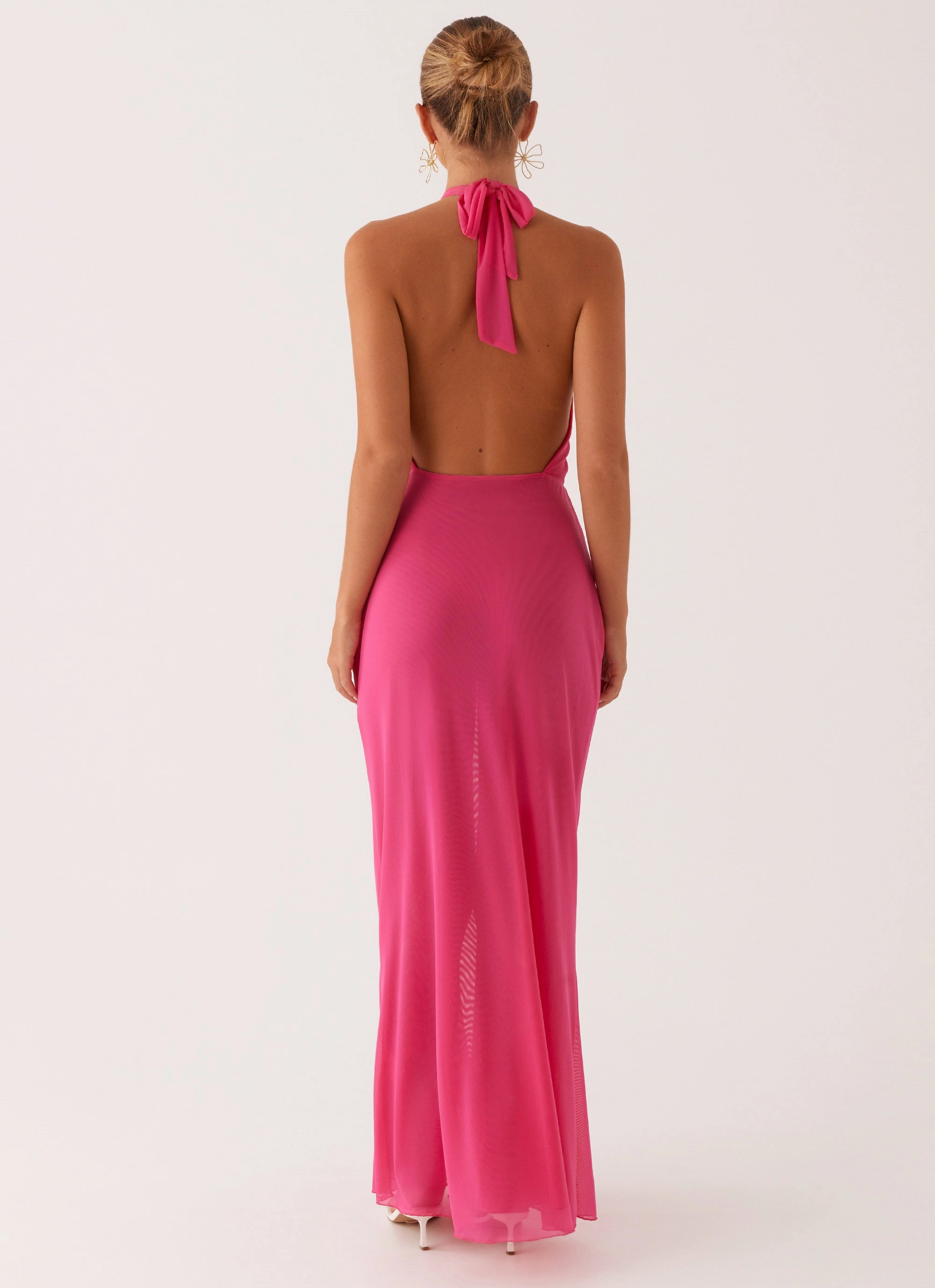 Centre Stage Maxi Dress - Pink Airy Feel