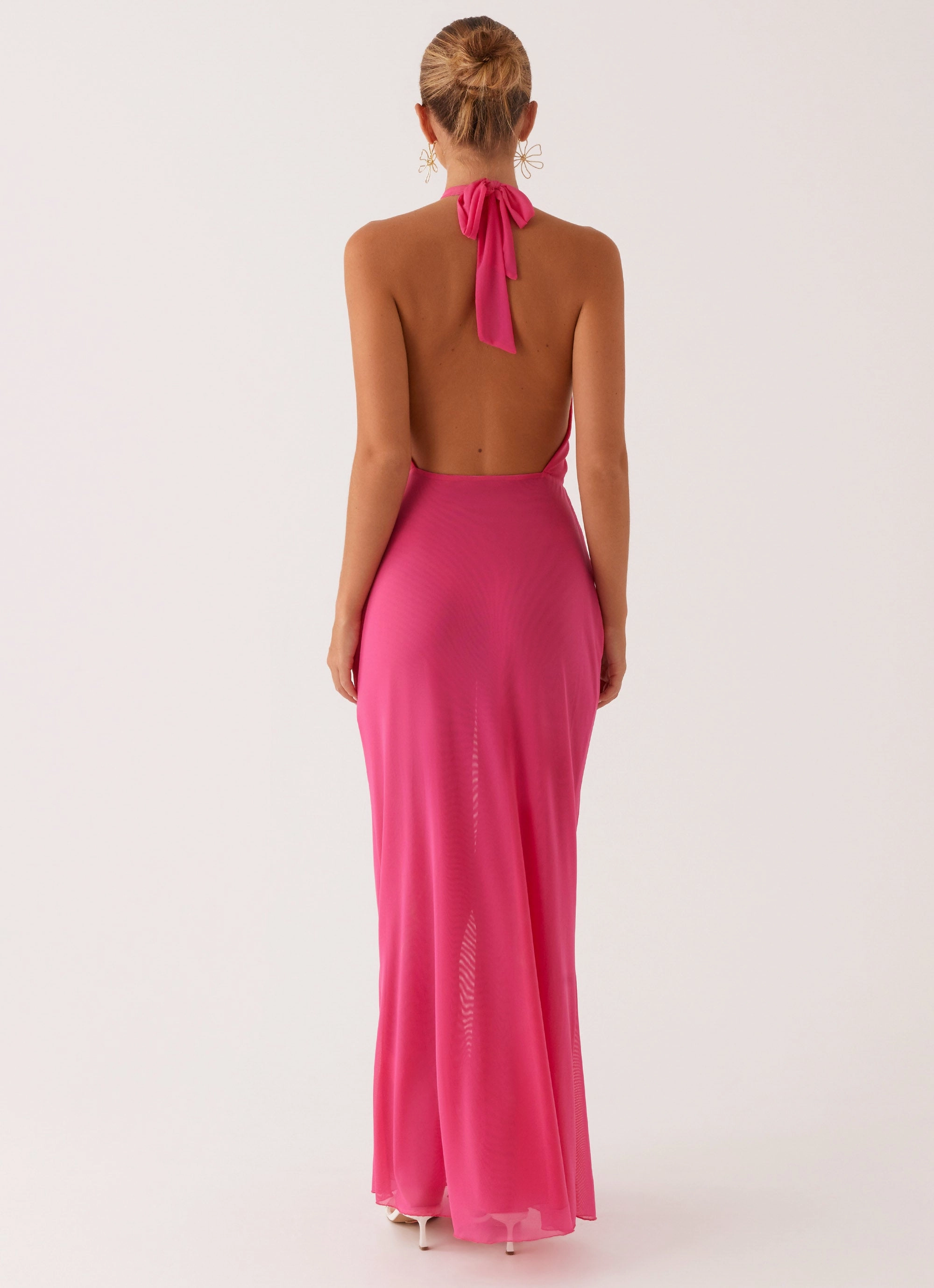 Centre Stage Maxi Dress - Pink Formed Look Perfect Layers