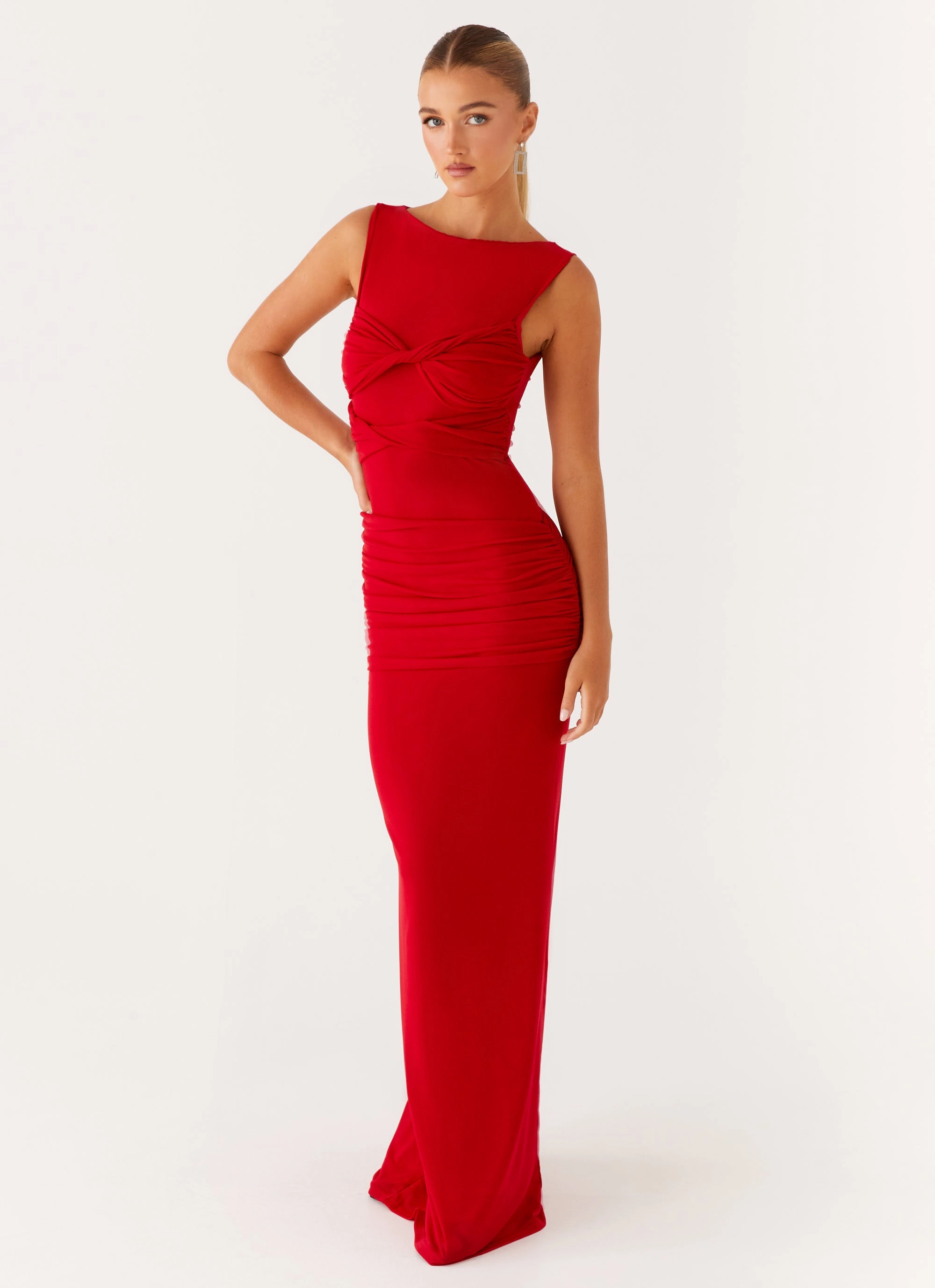 Missy Maxi Dress - Red Flattering Fit for All