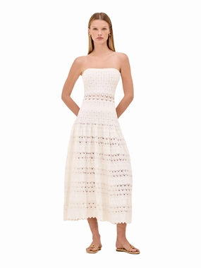 Adjustable-Length everyday elegance Payge Dress in White