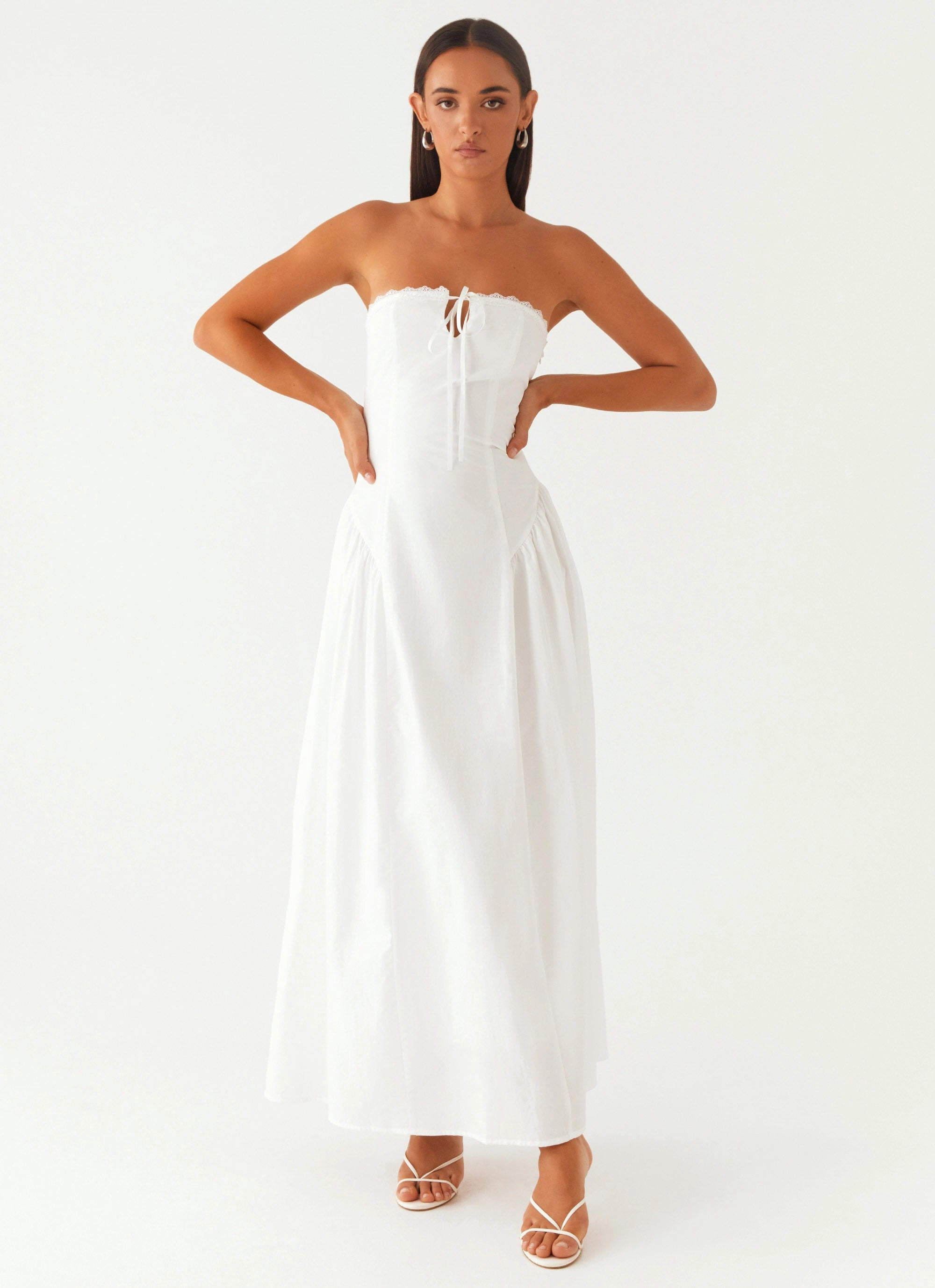 Burleigh Maxi Dress - Ivory Comfy Design Dreamy Layers