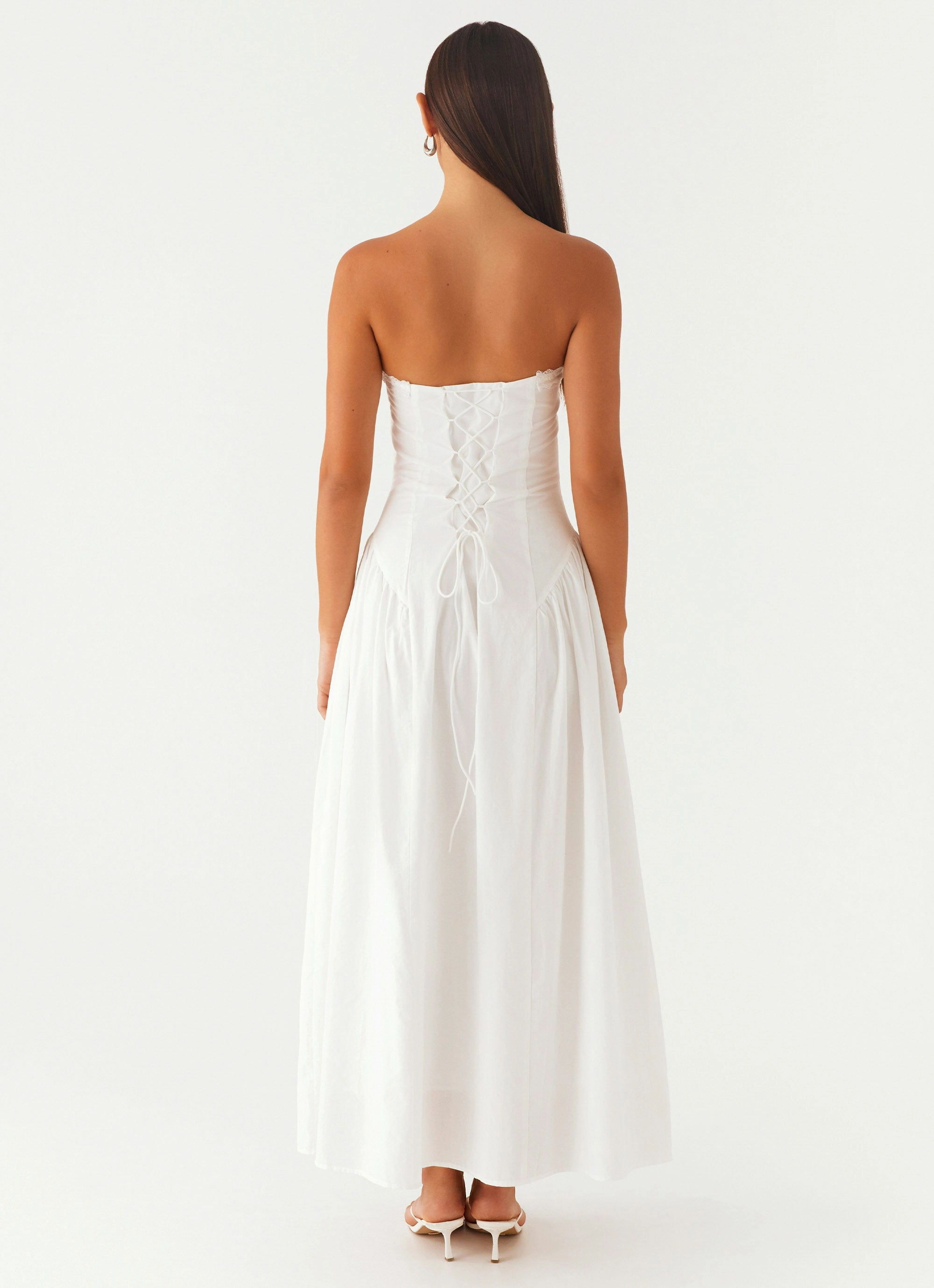 Burleigh Maxi Dress - Ivory Korean Trend