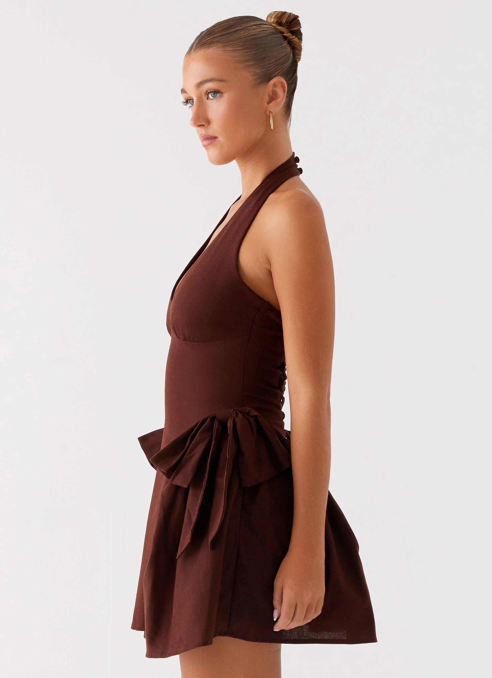 Winter Proof Avalo Mini Dress - Chocolate