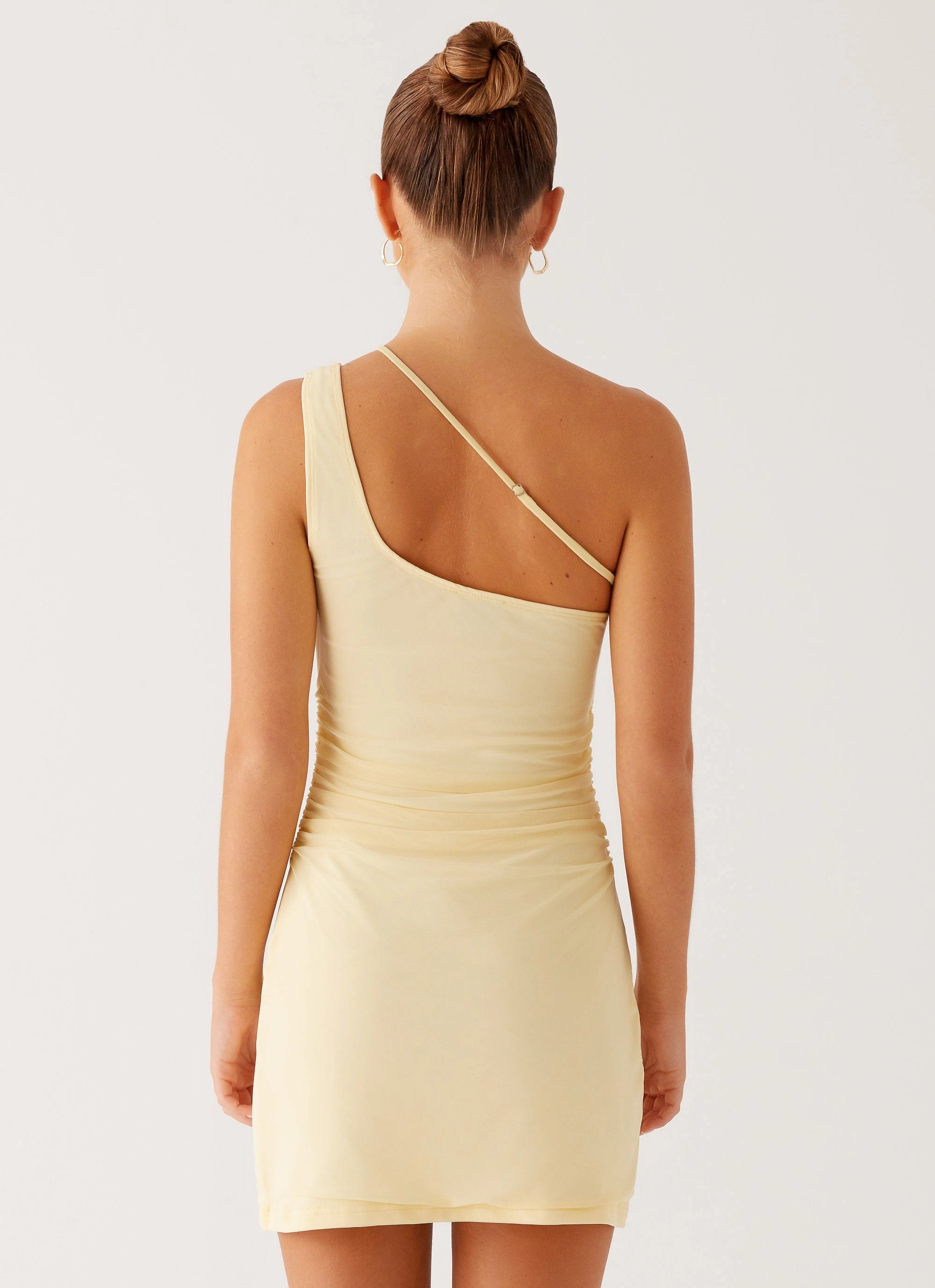 Elane Mini Dress - Yellow Fit Easy Refined Presence