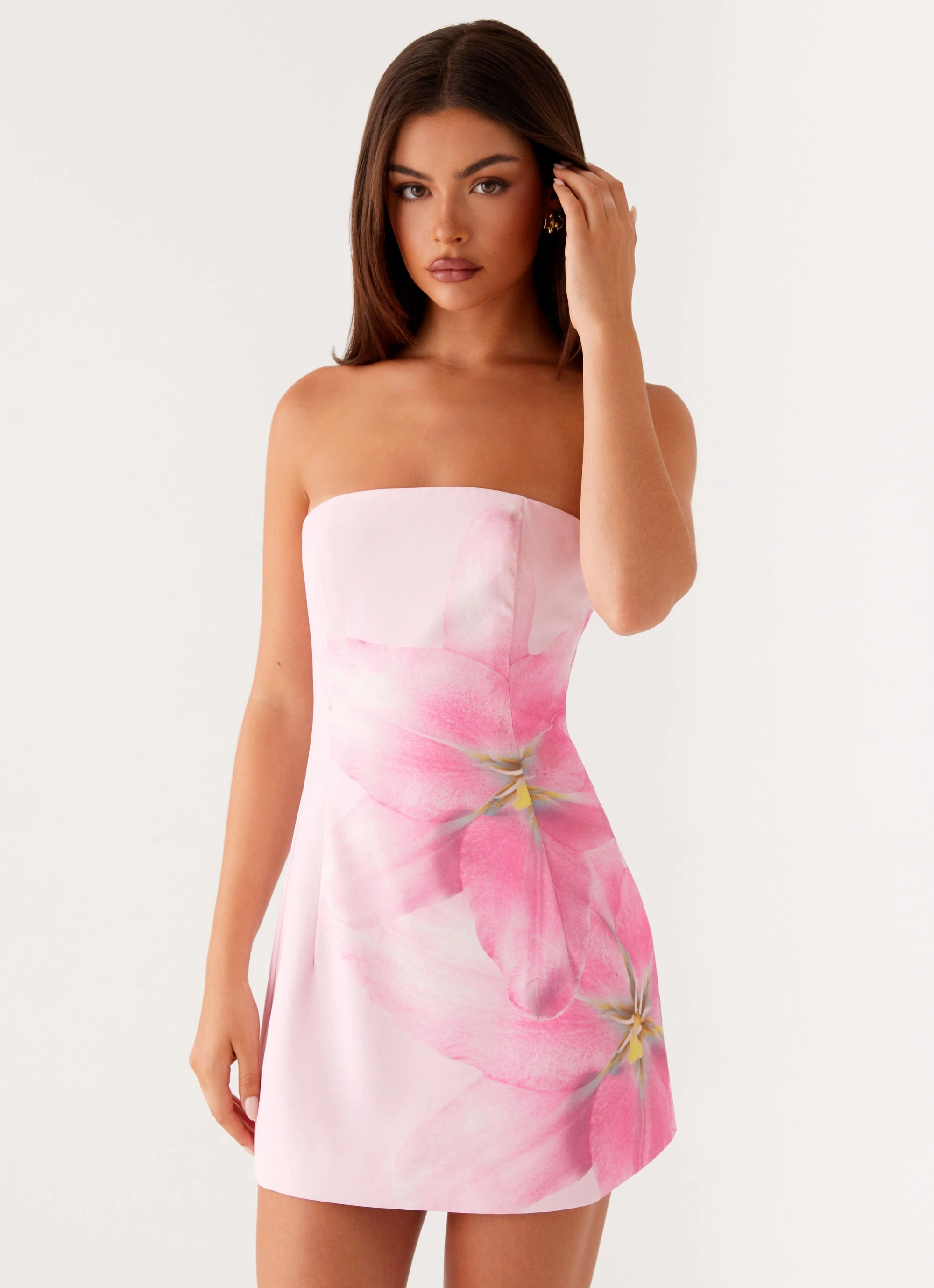 FlexibleClosure Ethically-Made Sugar Rush Strapless Mini Dress - Pink