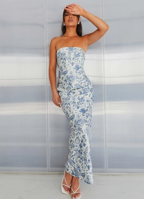 Summer Lover Maxi Dress - Blue Paisley Chic Everyday Wear