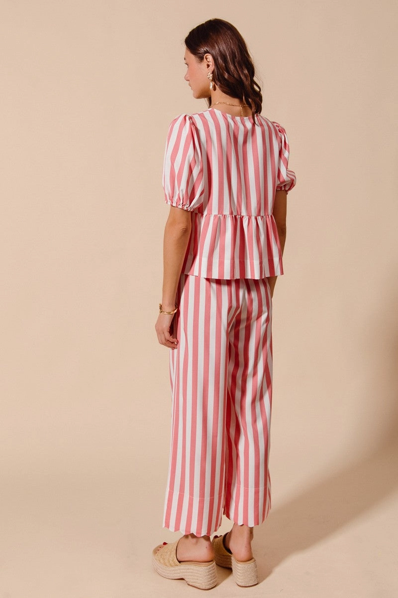 Summer of Love Striped Set - Pink Smart Layer Smooth Fit Lining