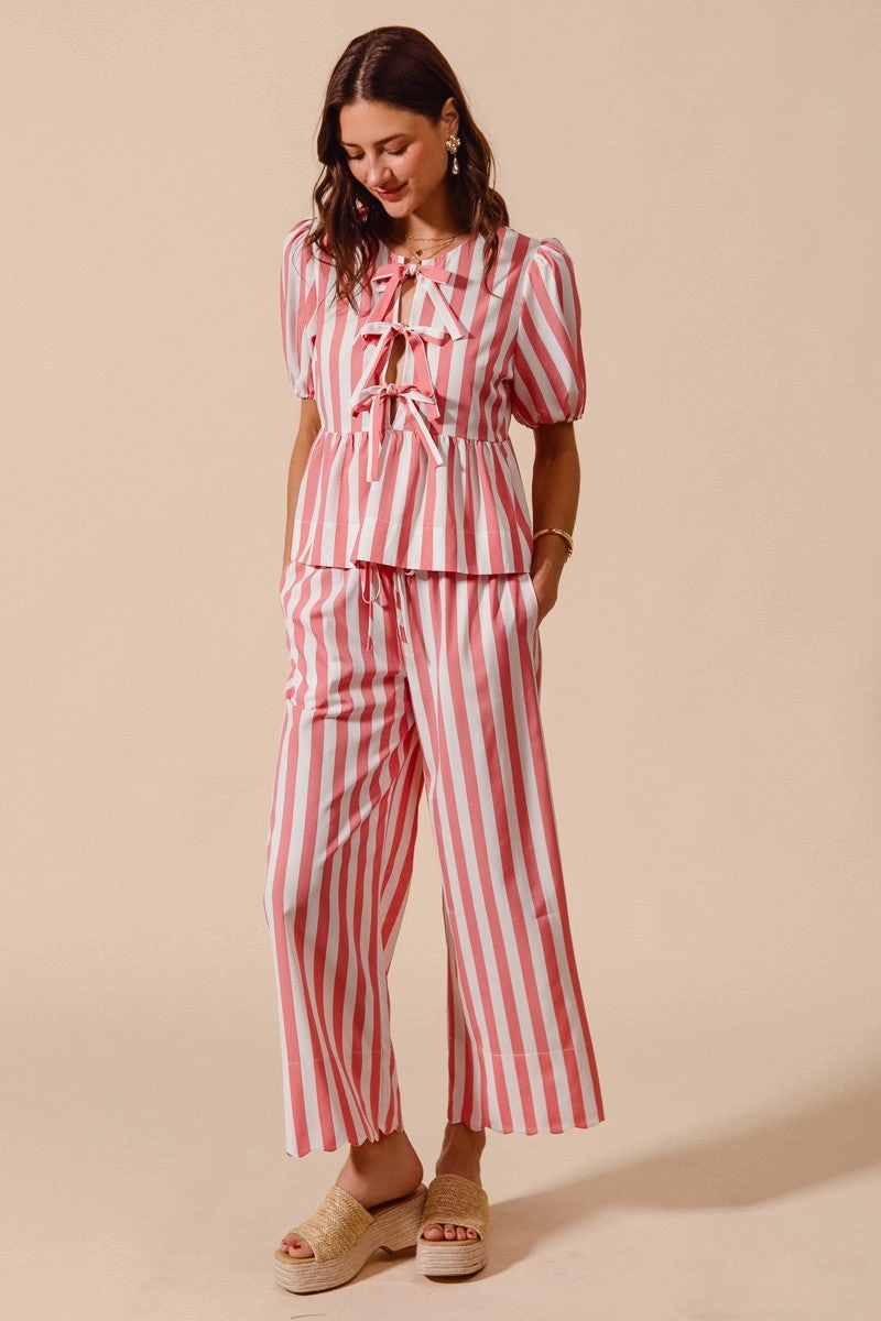 Summer of Love Striped Set - Pink QuickDryTech QuickRelease Fastener