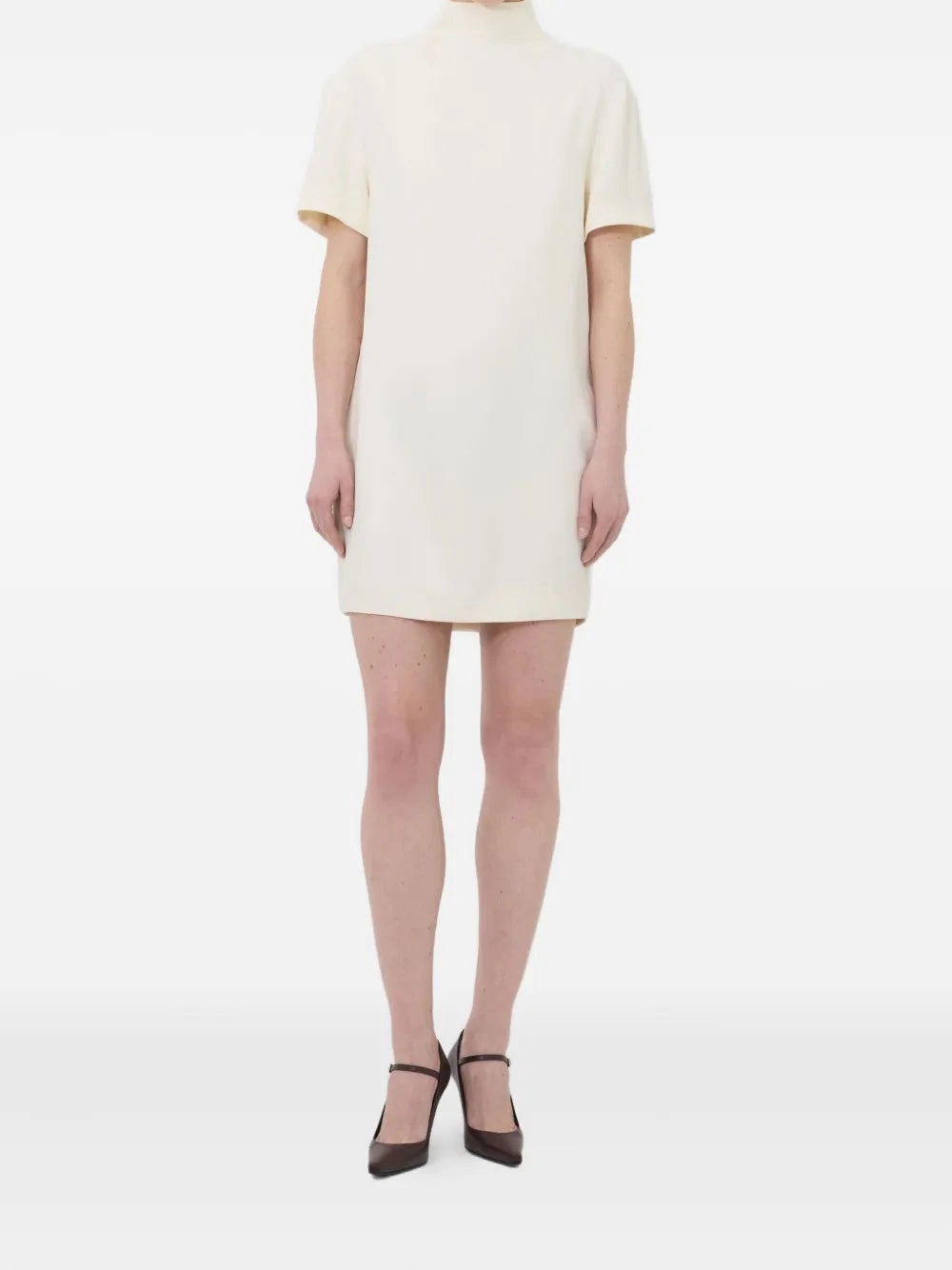 Elton Short Dress in Ivory Convertible-Style Fit For All