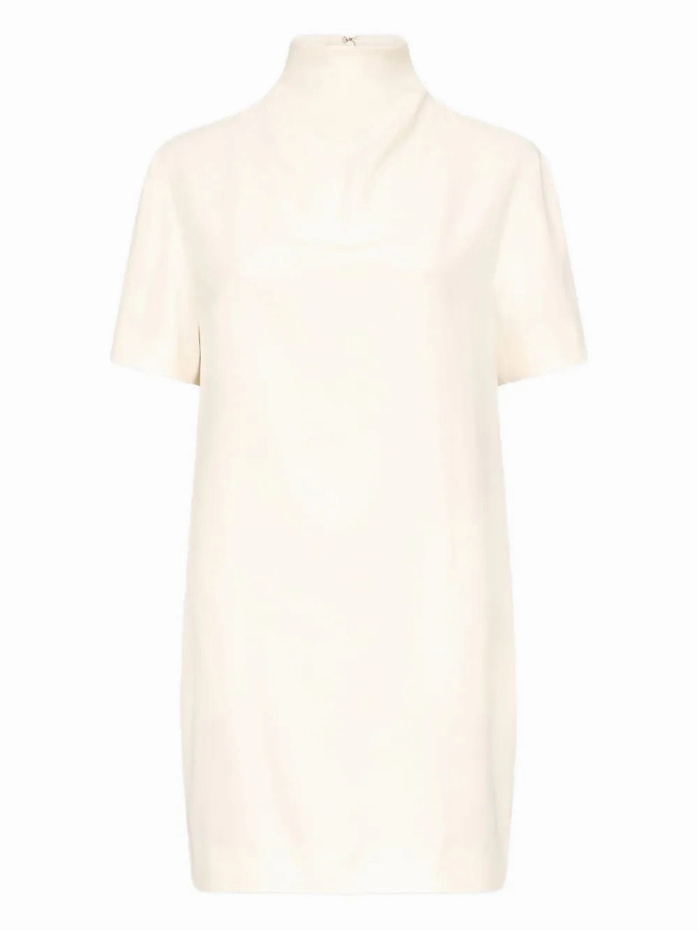 Stylish party wear Layered Comfort Wear Elton Short Dress in Ivory